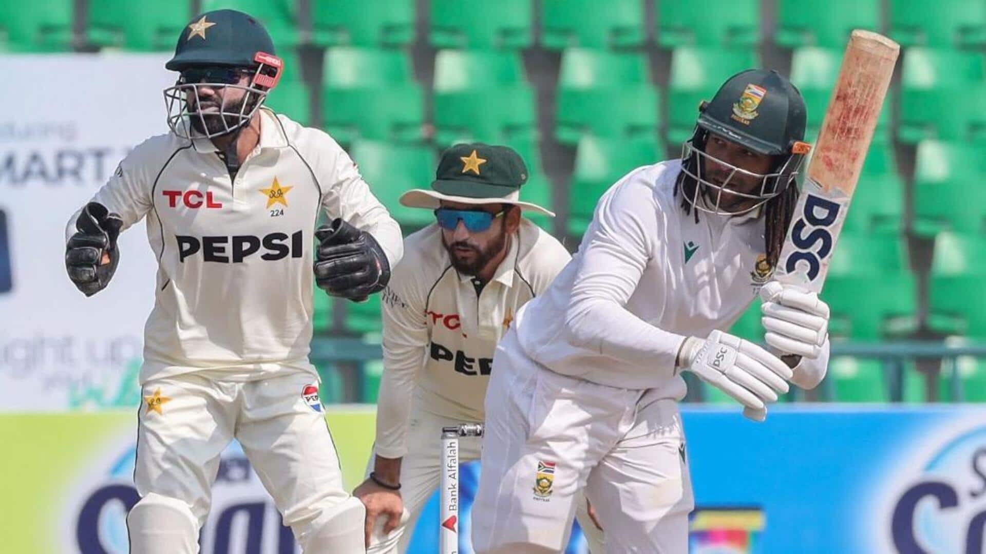 Lahore Test: South Africa require 226 runs to beat Pakistan Lahore Test: South Africa require 226 runs to beat Pakistan