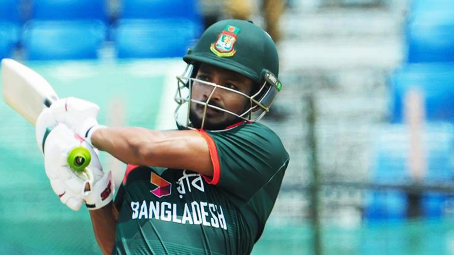 Bangladesh's Najmul Hossain Shanto slams his fourth ODI ton: Stats