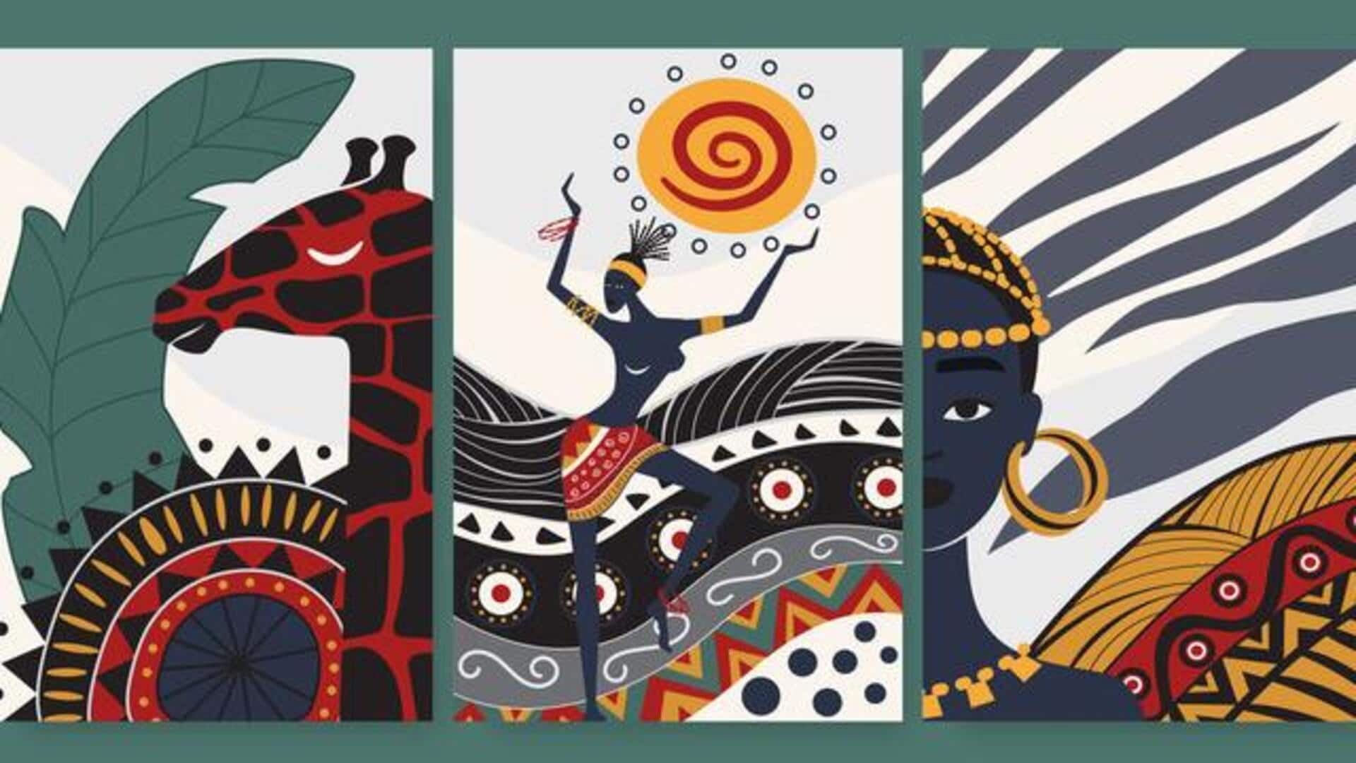 How to create African abstract art 