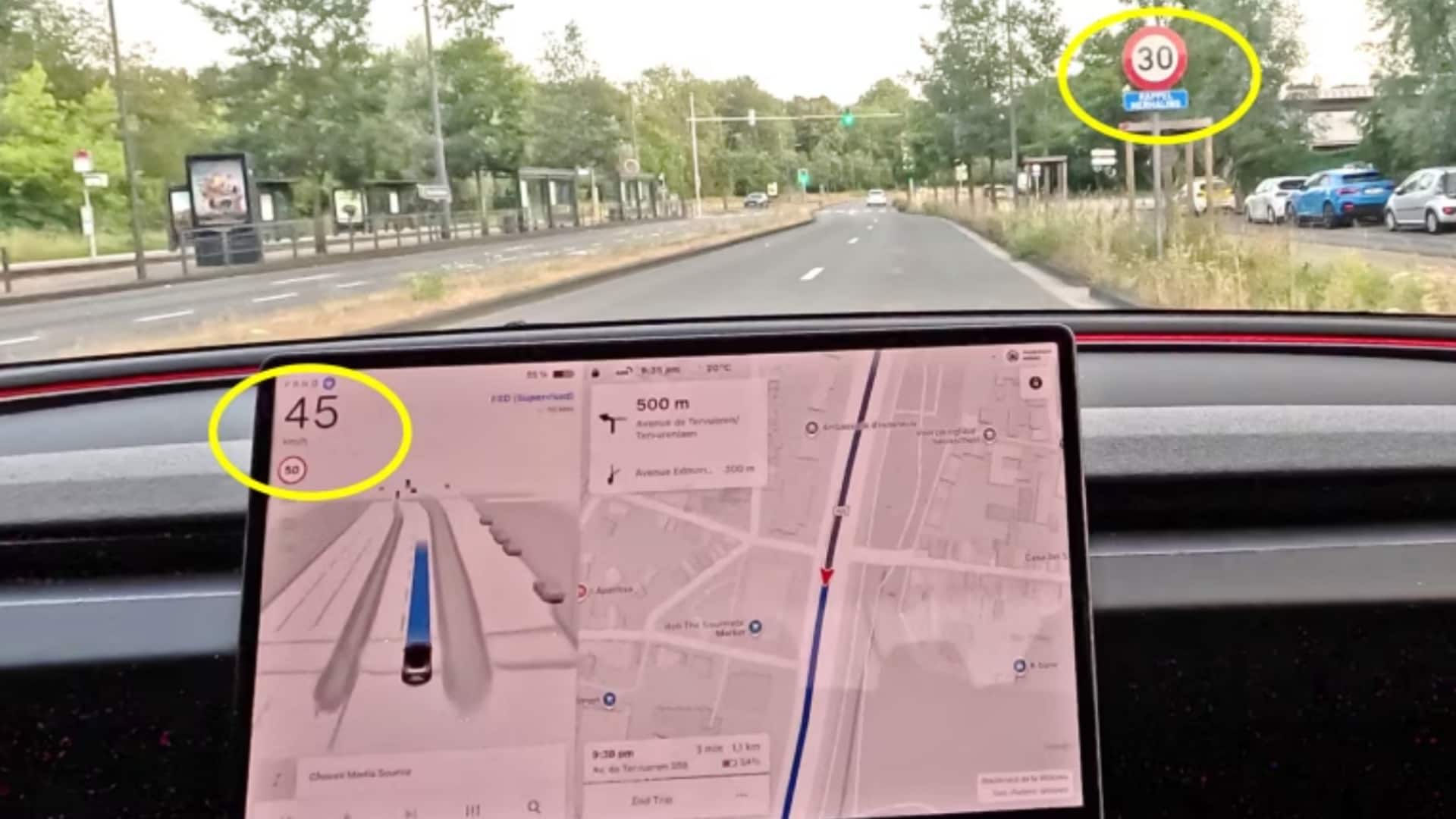 Tesla's Full Self-Driving struggles with speed limits