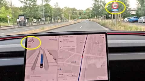 Tesla's Full Self-Driving struggles with speed limits