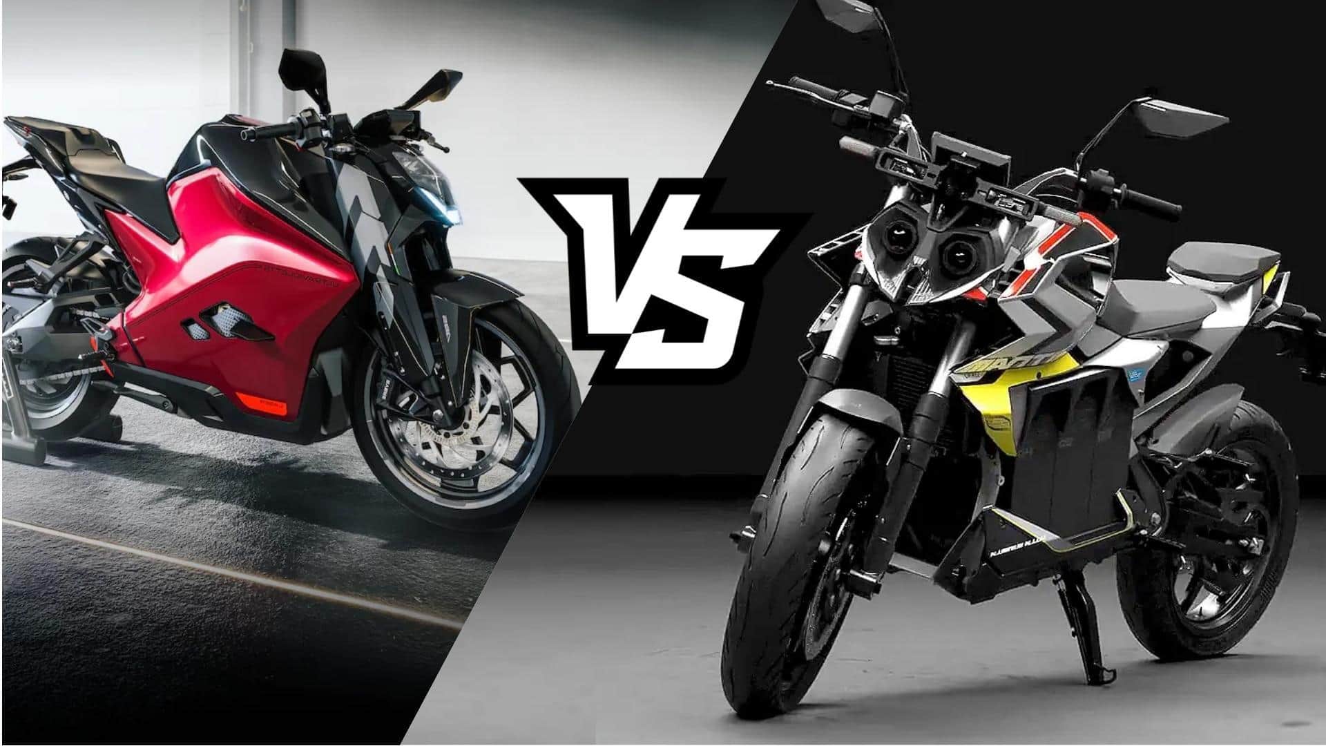 Orxa Mantis vs Ultraviolette F77: Which electric motorcycle is better