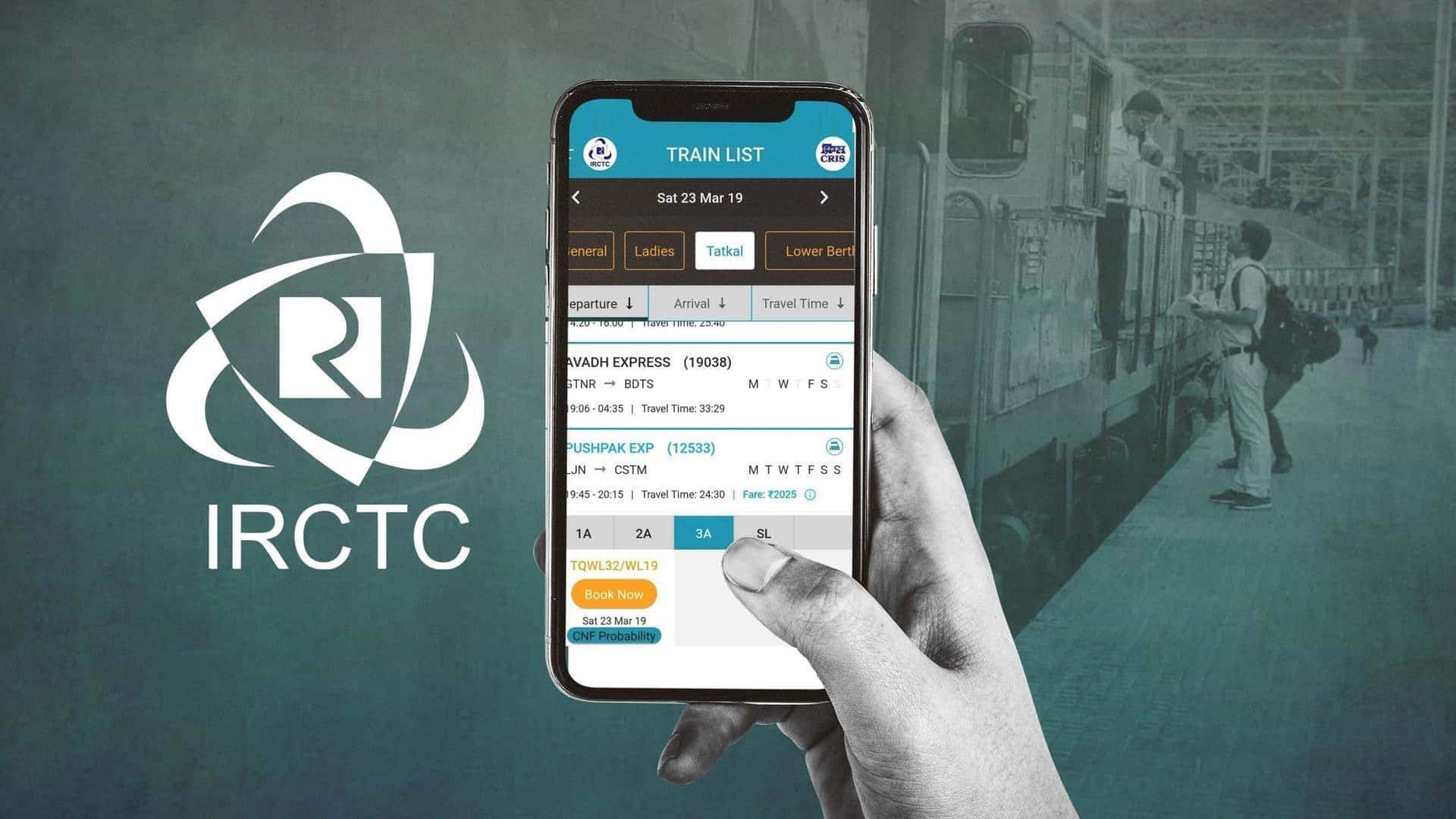 IRCTC website, app suffer outage during Tatkal ticket booking hours