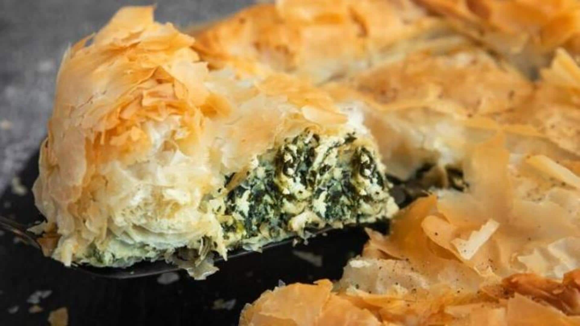 Check out this vegan Albanian byrek pie tutorial