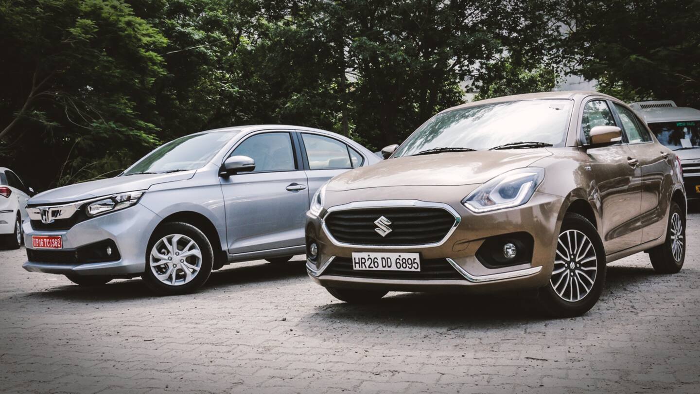 Maruti Suzuki Dzire v/s Honda Amaze: Which is better?