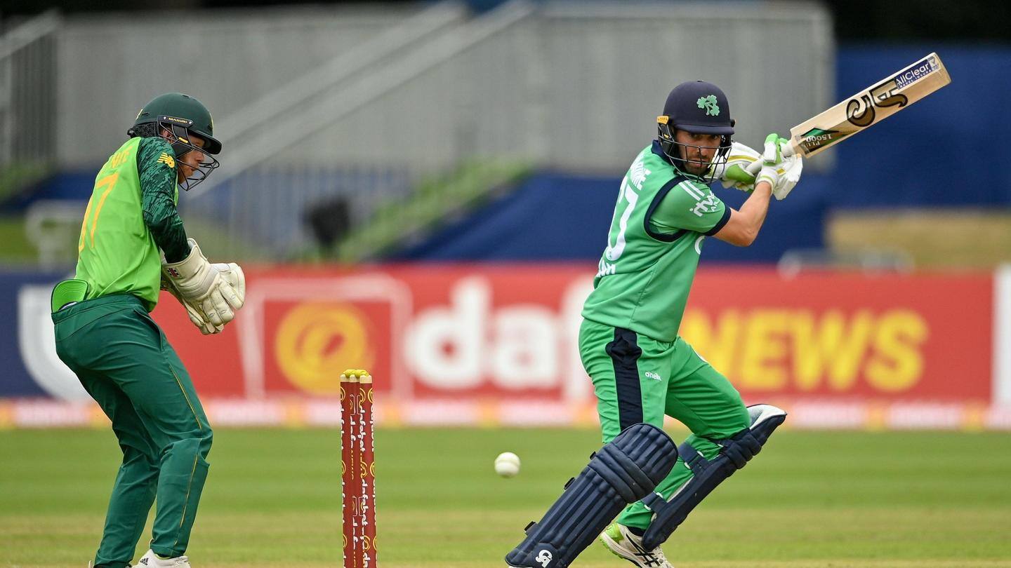 Ireland's Balbirnie hits seventh ODI ton, Tector shines as well Ireland's Balbirnie hits seventh ODI ton, Tector shines as well
