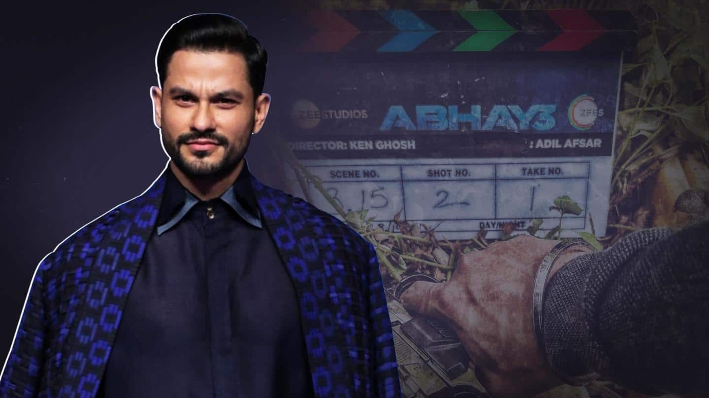 Kunal Kemmu begins shooting for cop thriller 'Abhay 3'