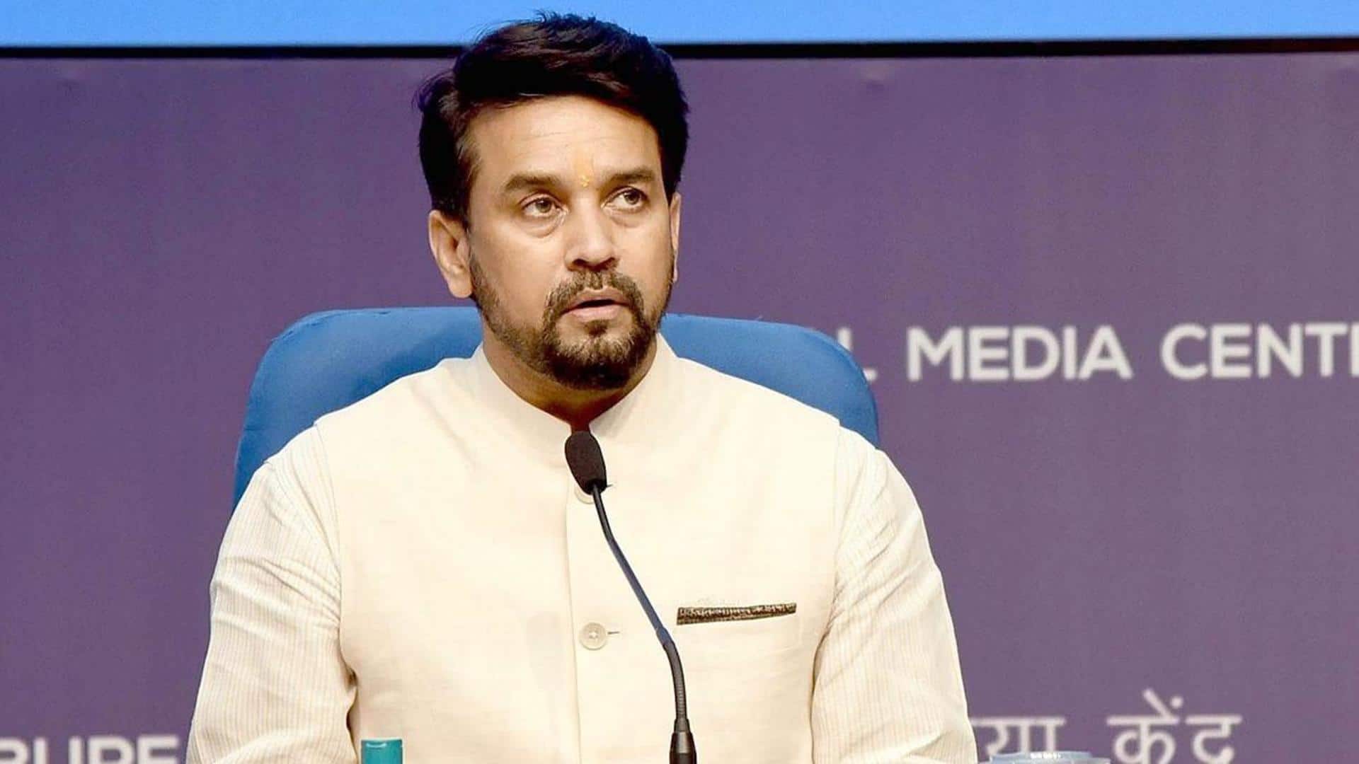Government ready for discussion with protesting wrestlers: Anurag Thakur