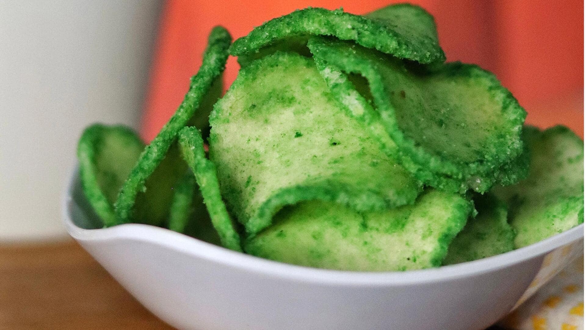 Swap potato chips for these crispy zucchini chips