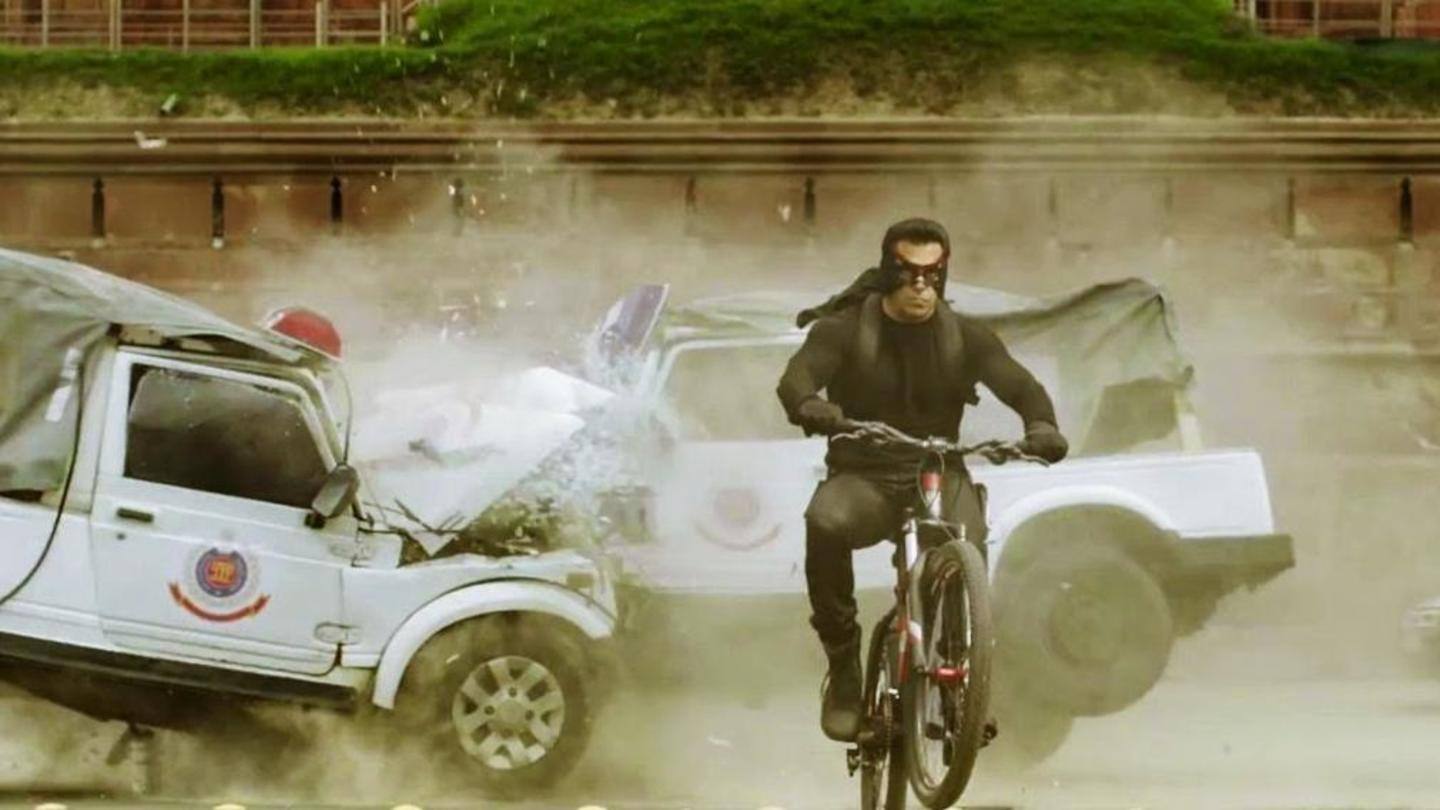 'Kick': Bhai's bicycle possesses superpowers too, can race against train 'Kick': Bhai's bicycle possesses superpowers too, can race against train