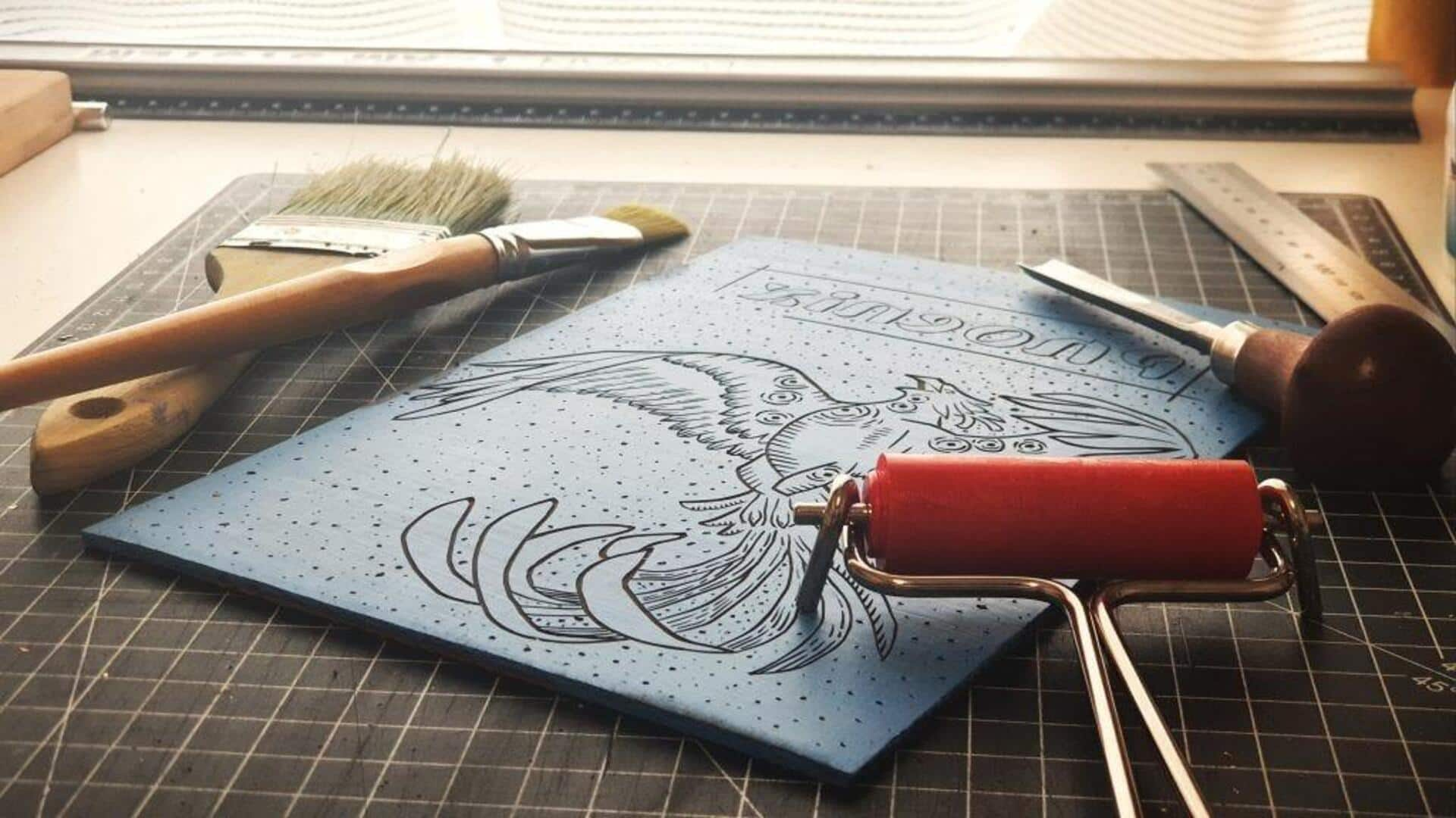 Master African-inspired linocut printmaking like a pro