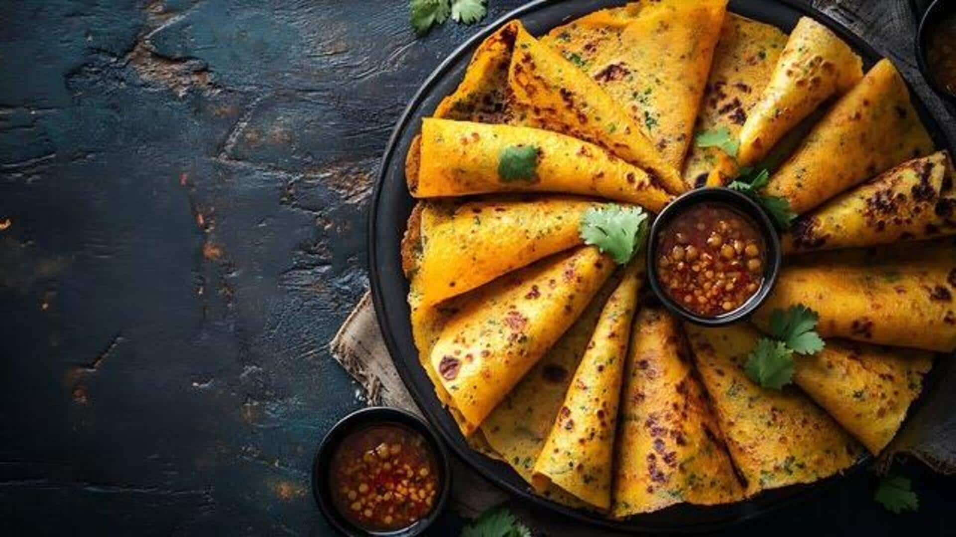 How to make chickpea flour cheelas