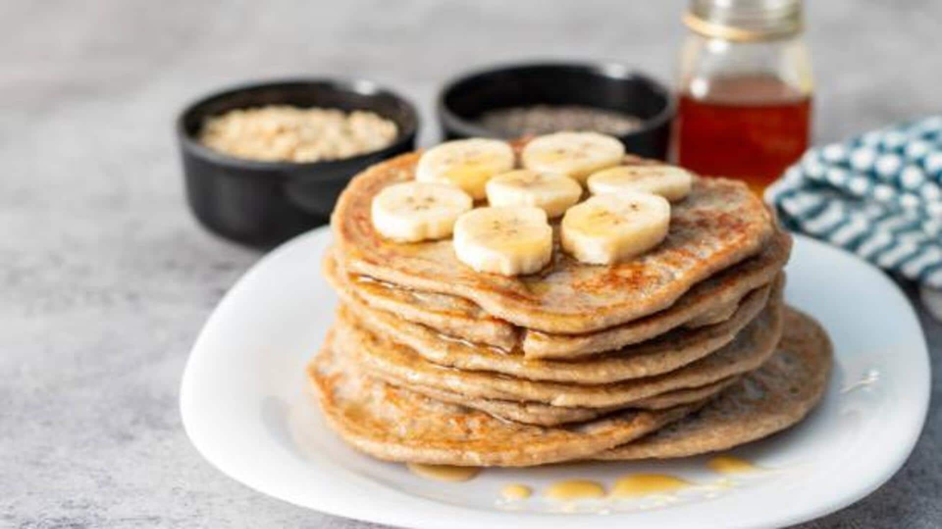 Banana chia seed pancakes: A healthy breakfast choice