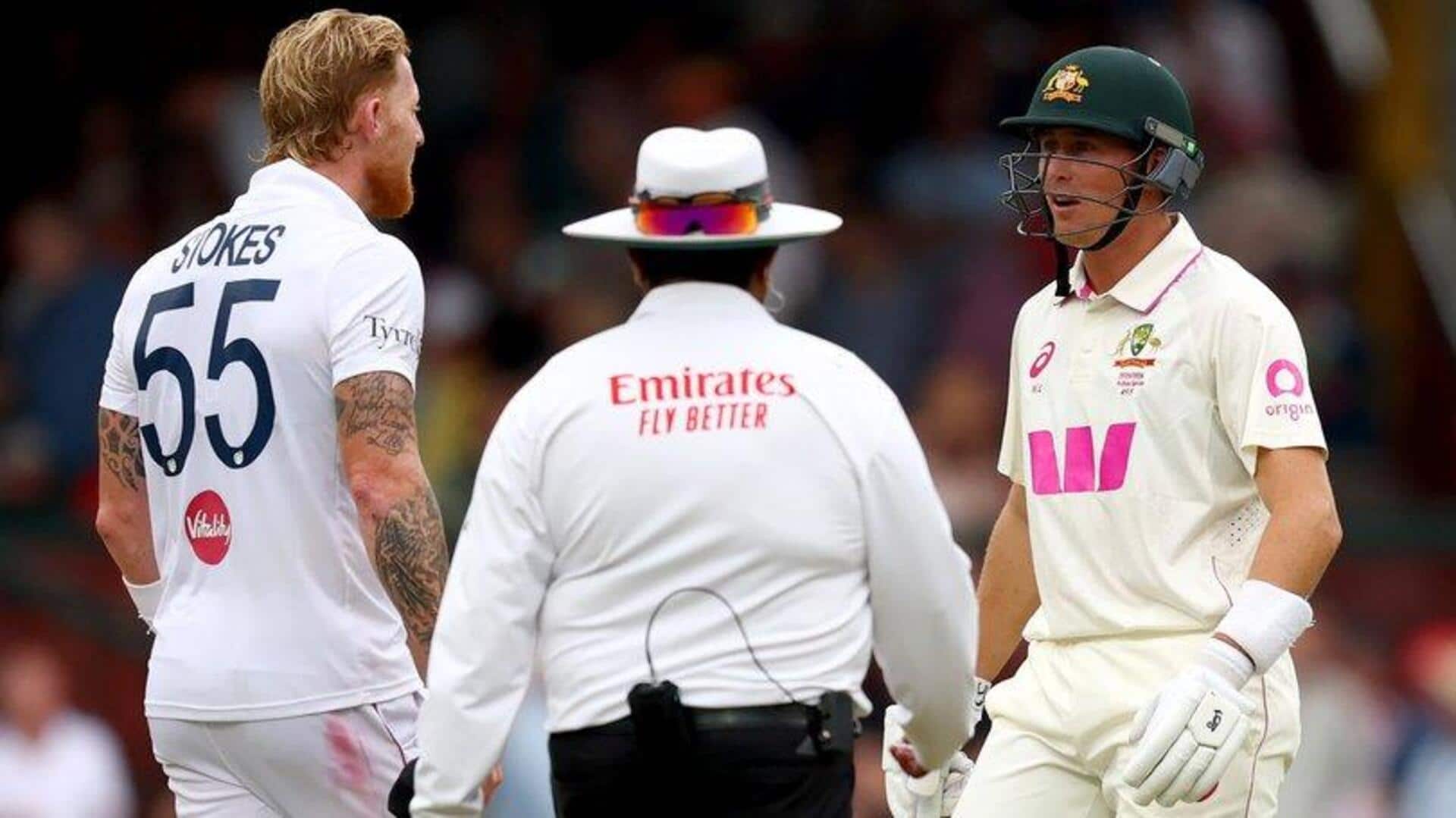 Ashes: Ben Stokes's verbal spat with Marnus Labuschagne sparks debate