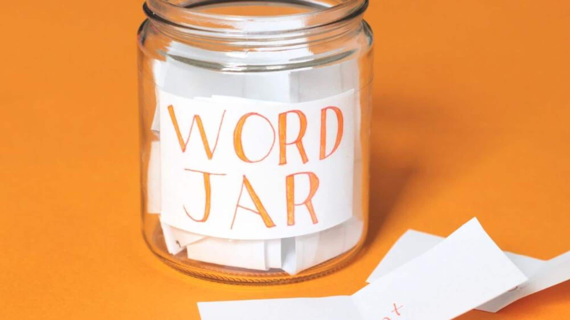 Want to enhance vocabulary? Try word coin jar challenge