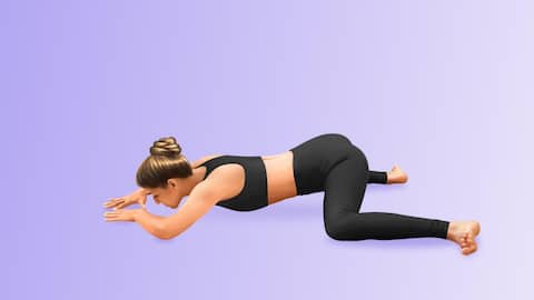 Improve your digestion with frog pose