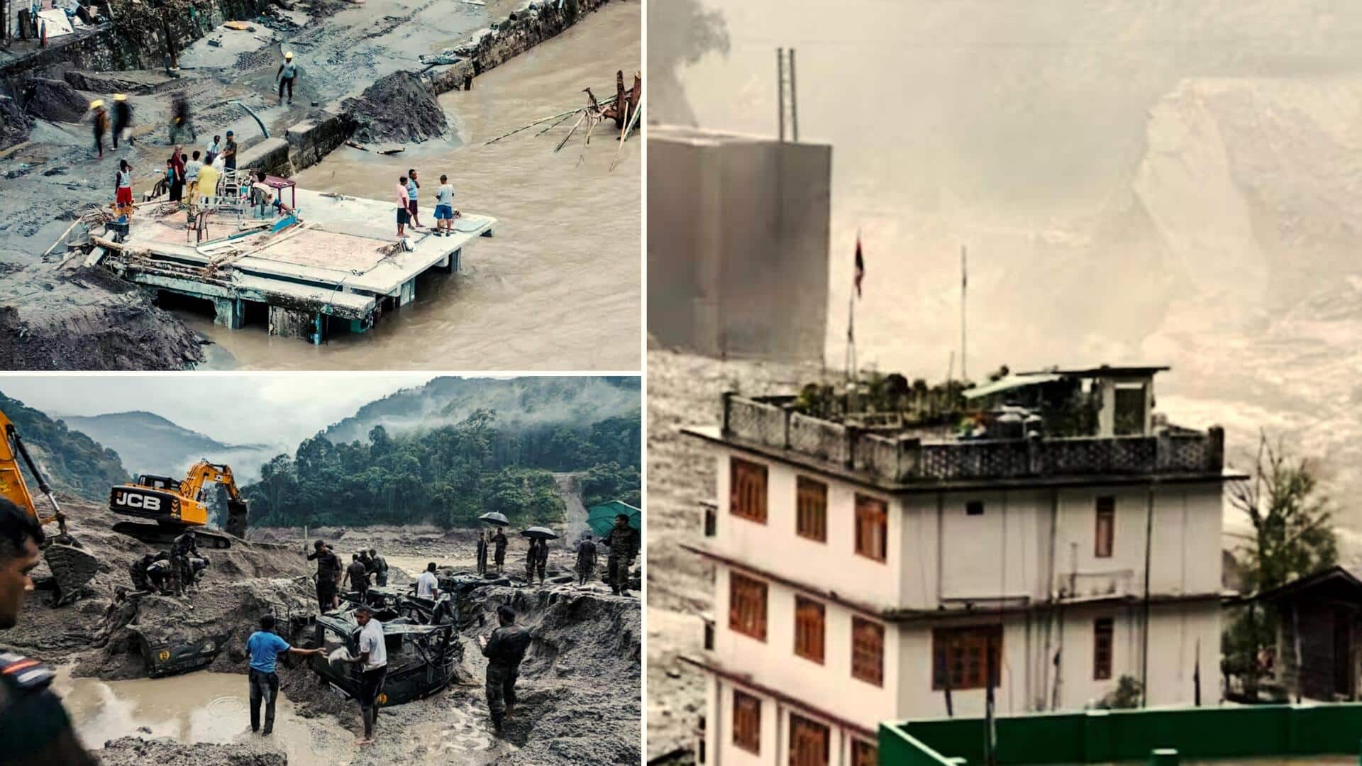 Sikkim flood: Death toll rises to 77, over 100 missing