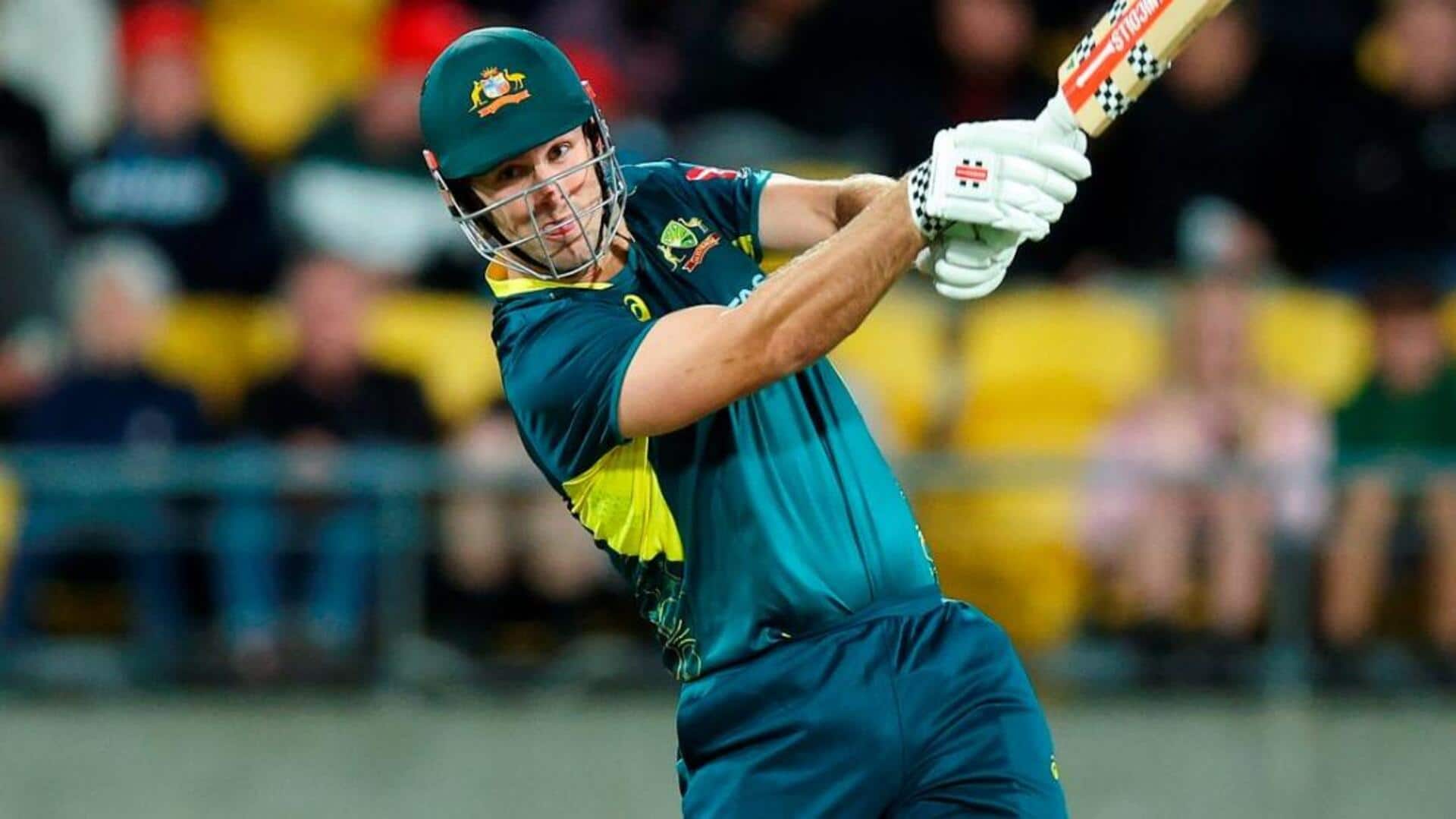 Mitchell Marsh smokes his third T20I fifty as Australian captain