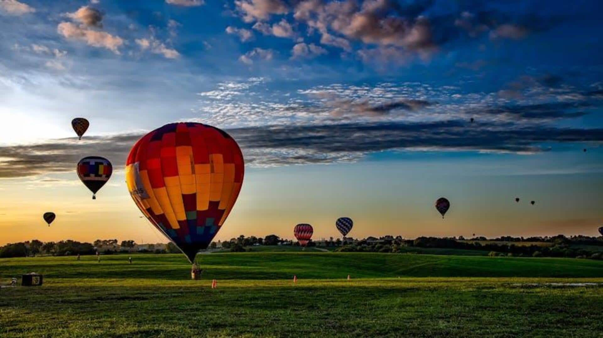 Top destinations for a hot air balloon ride