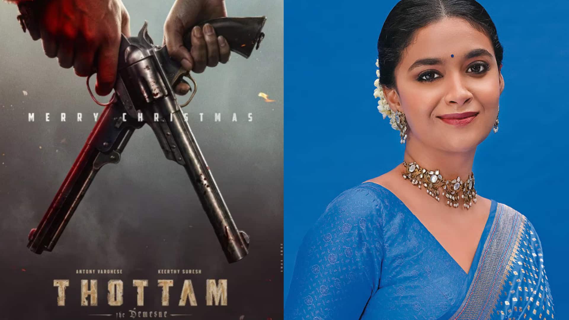 Keerthy Suresh unveils 'Thottam' poster on Christmas