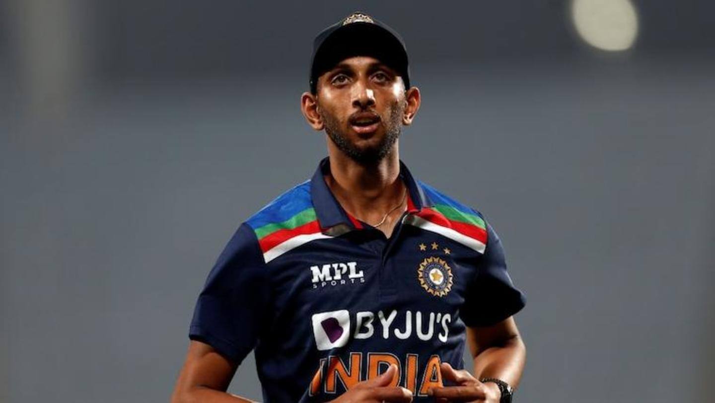 Prasidh's England tour at risk Prasidh's England tour at risk