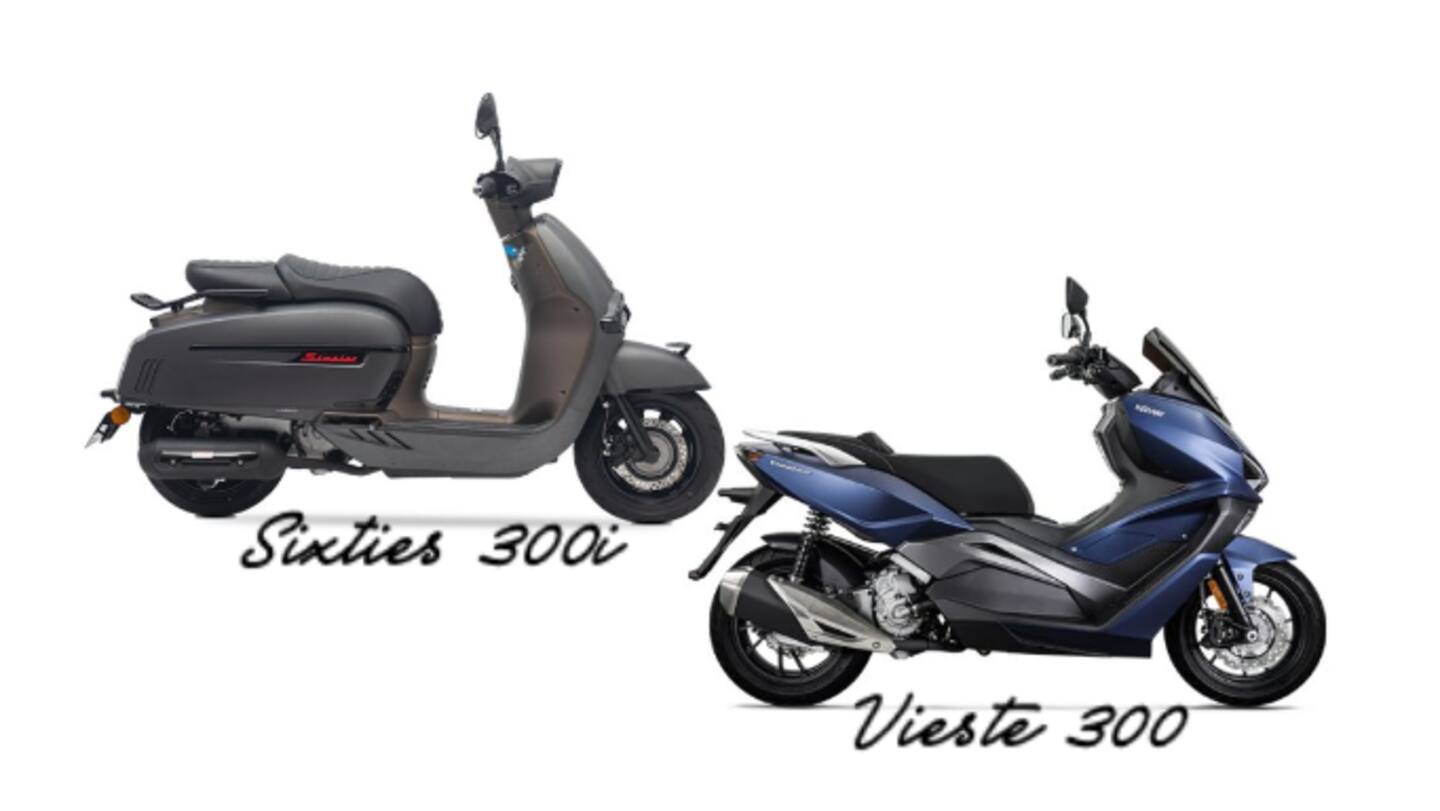 Keeway launches Vieste 300, Sixties 300i at Rs. 3 lakh