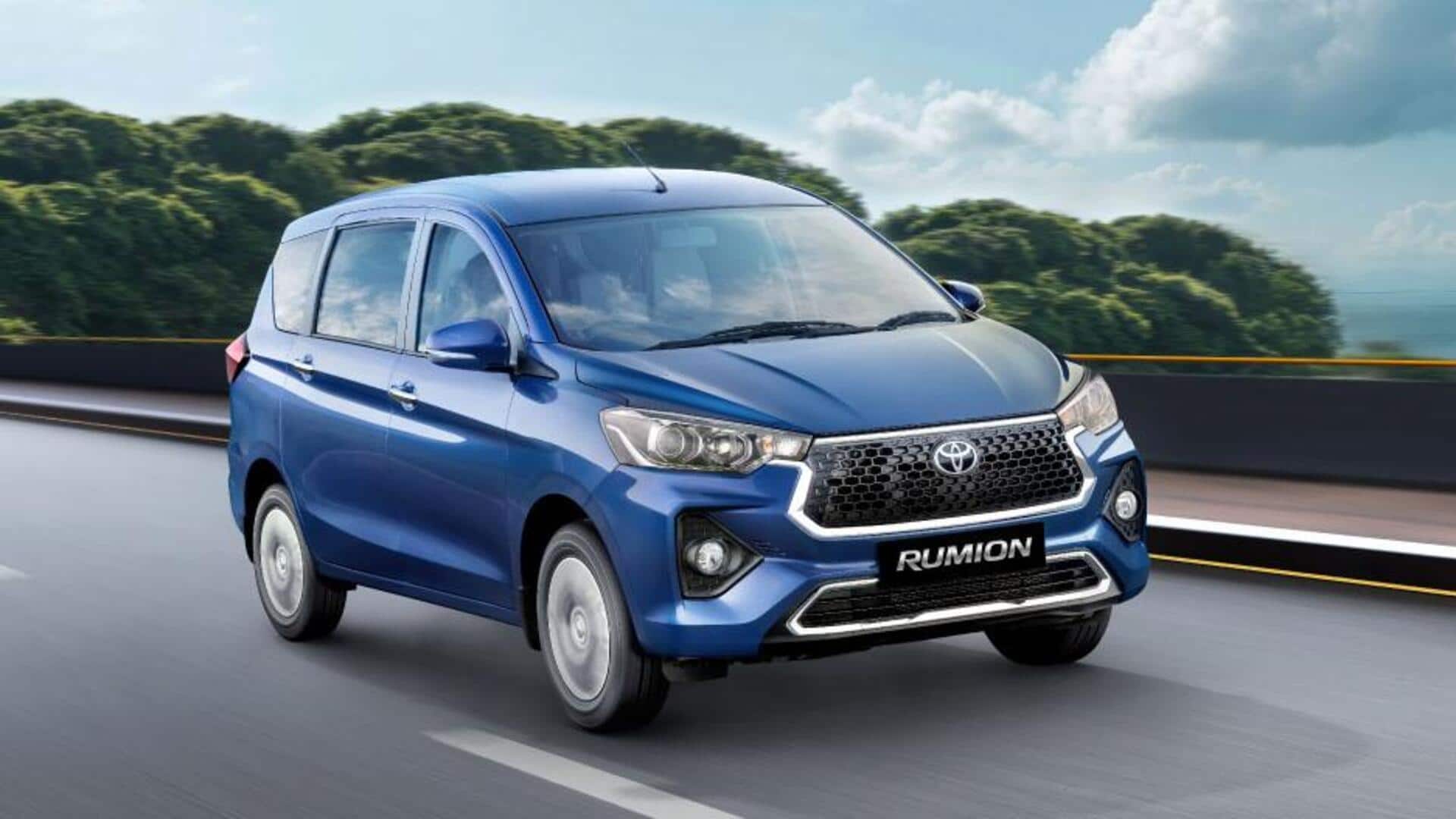 Toyota Rumion to be launched by August-end; bookings open soon