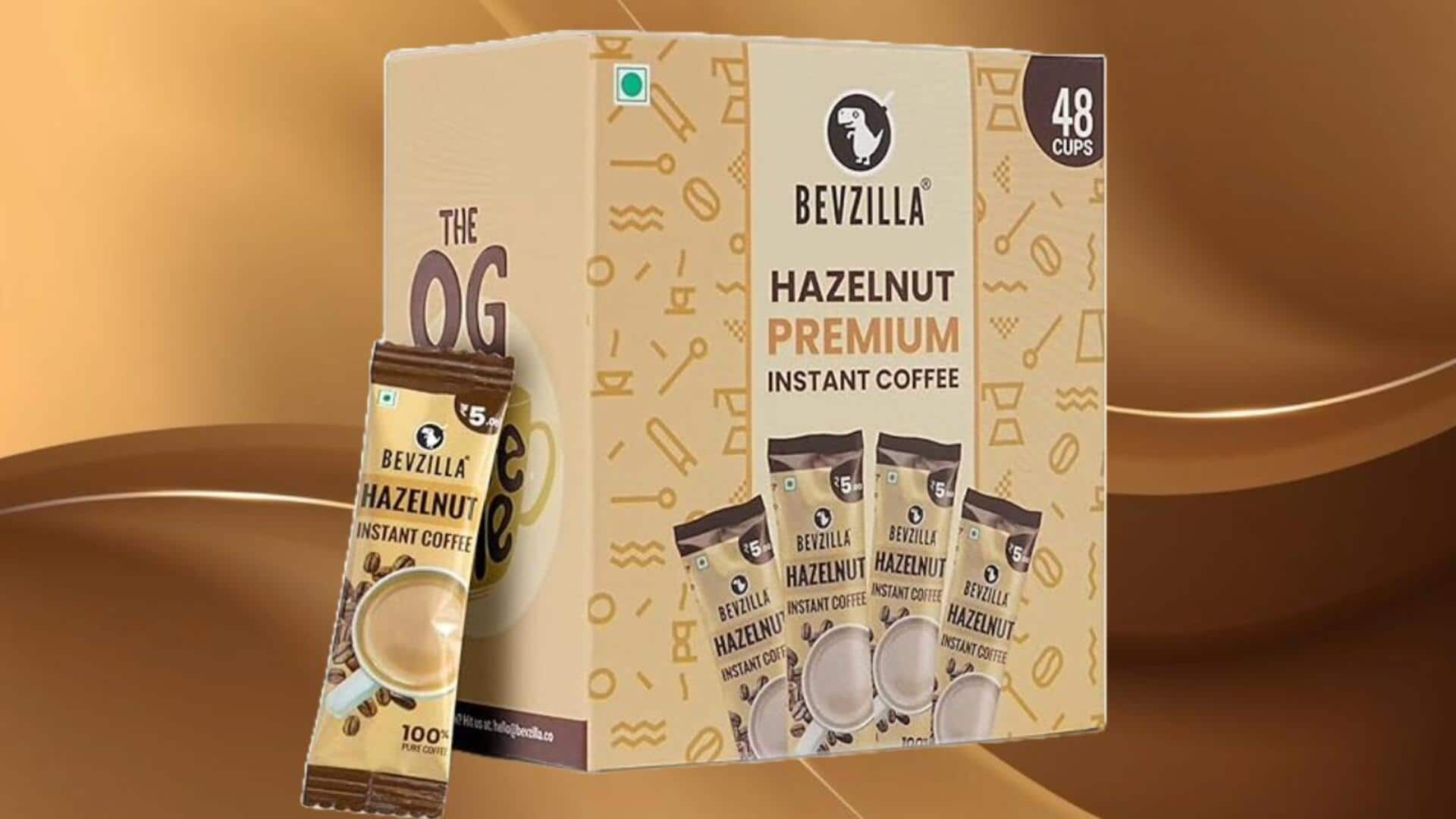 Review: Bevzilla's 48 Hazelnut Coffee Sachets Box