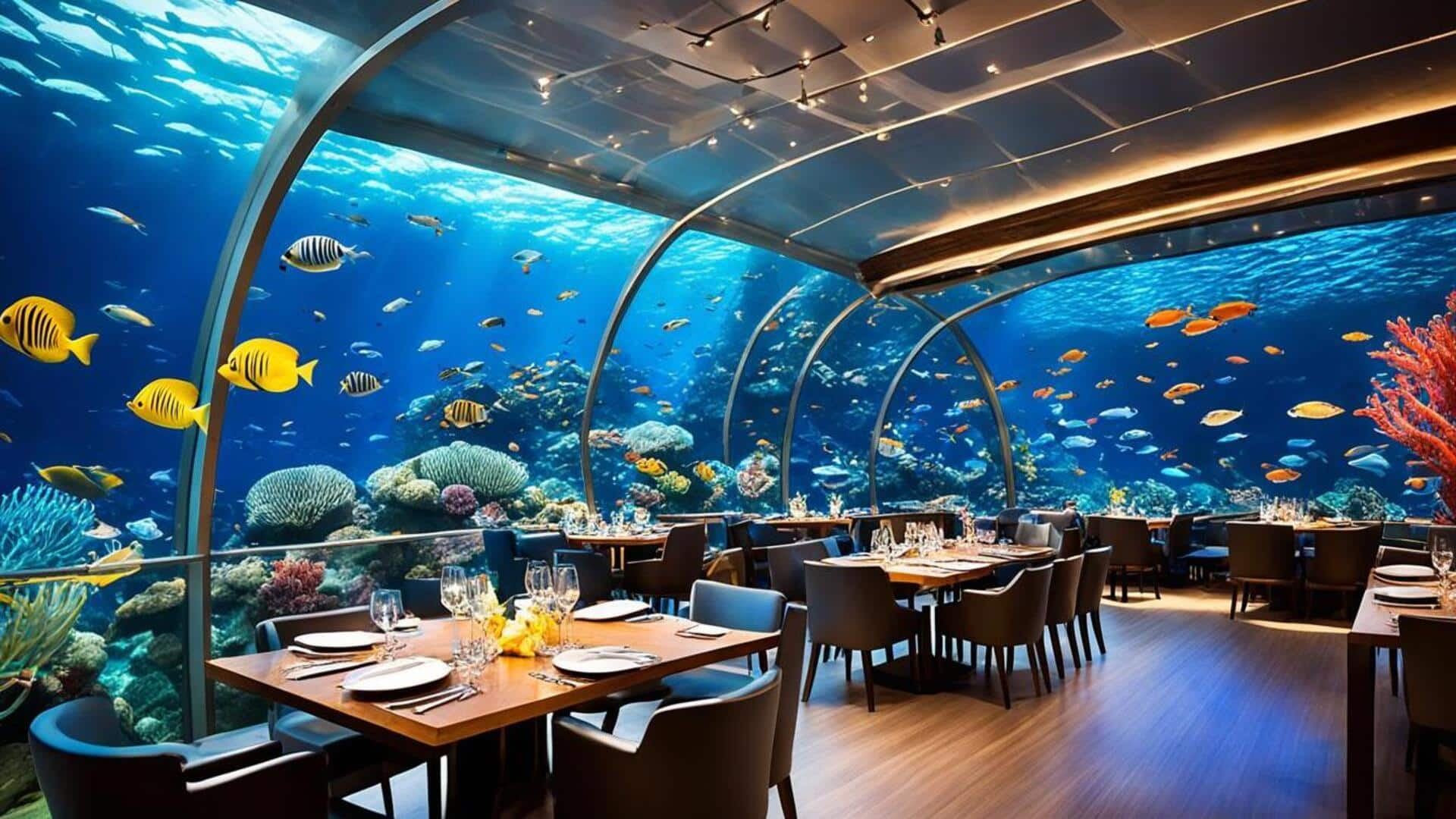 Undersea restaurant dining: A unique culinary adventure