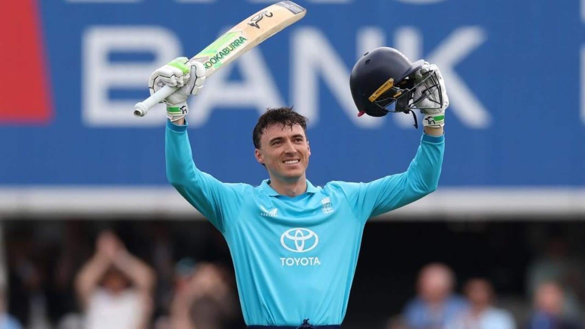 England's Tom Banton hammers his maiden ODI hundred: Key stats