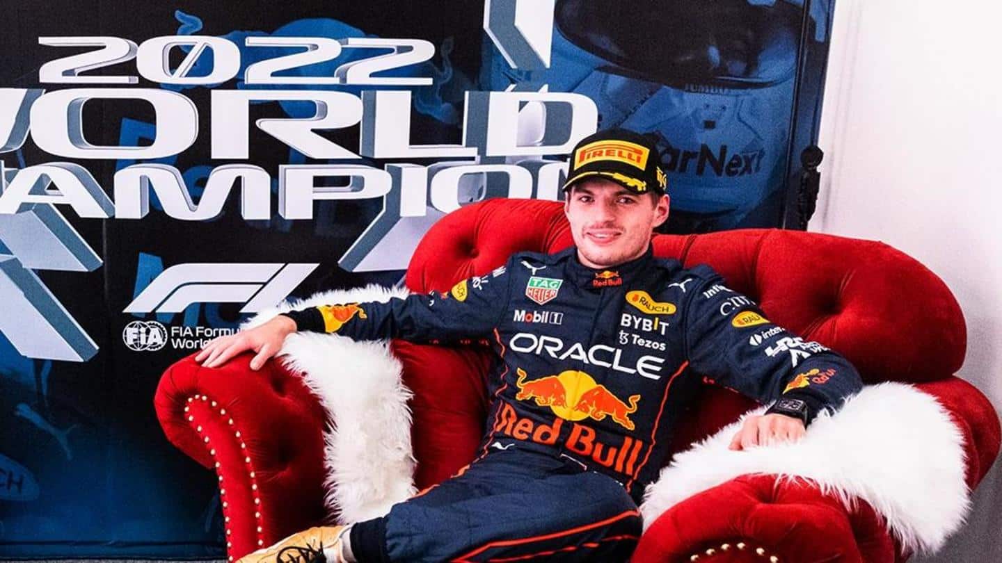 Formula 1, Max Verstappen becomes two-time world champion: Key stats
