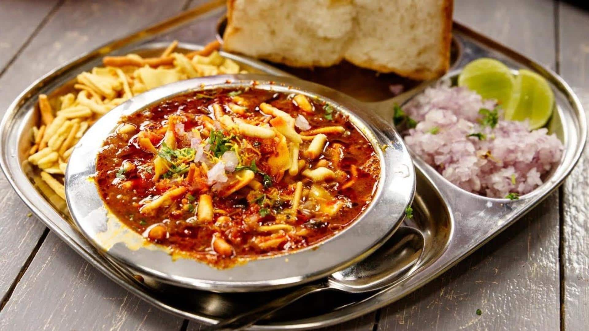 Misal pav named among the world's top 50 vegan dishes 