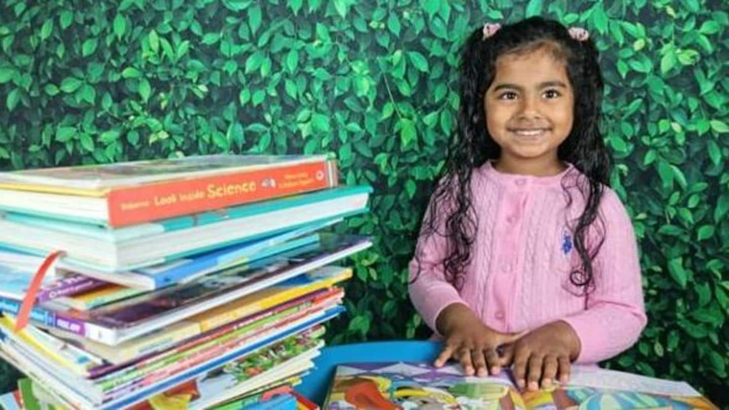 5-year-old Indian-American reads 36 books in 105 minutes; sets record