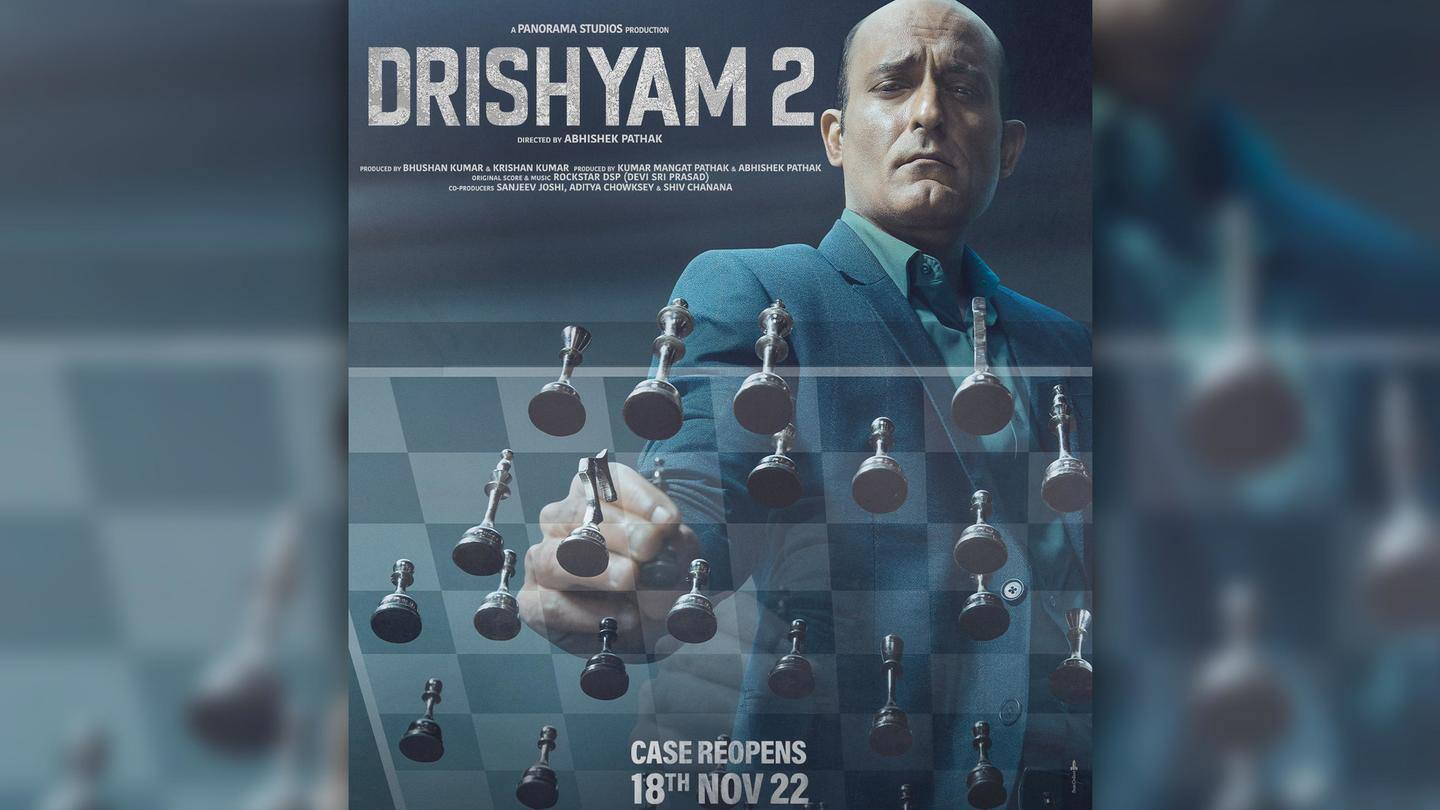 'Drishyam 2' makers reveal Akshaye Khanna's look from upcoming thriller