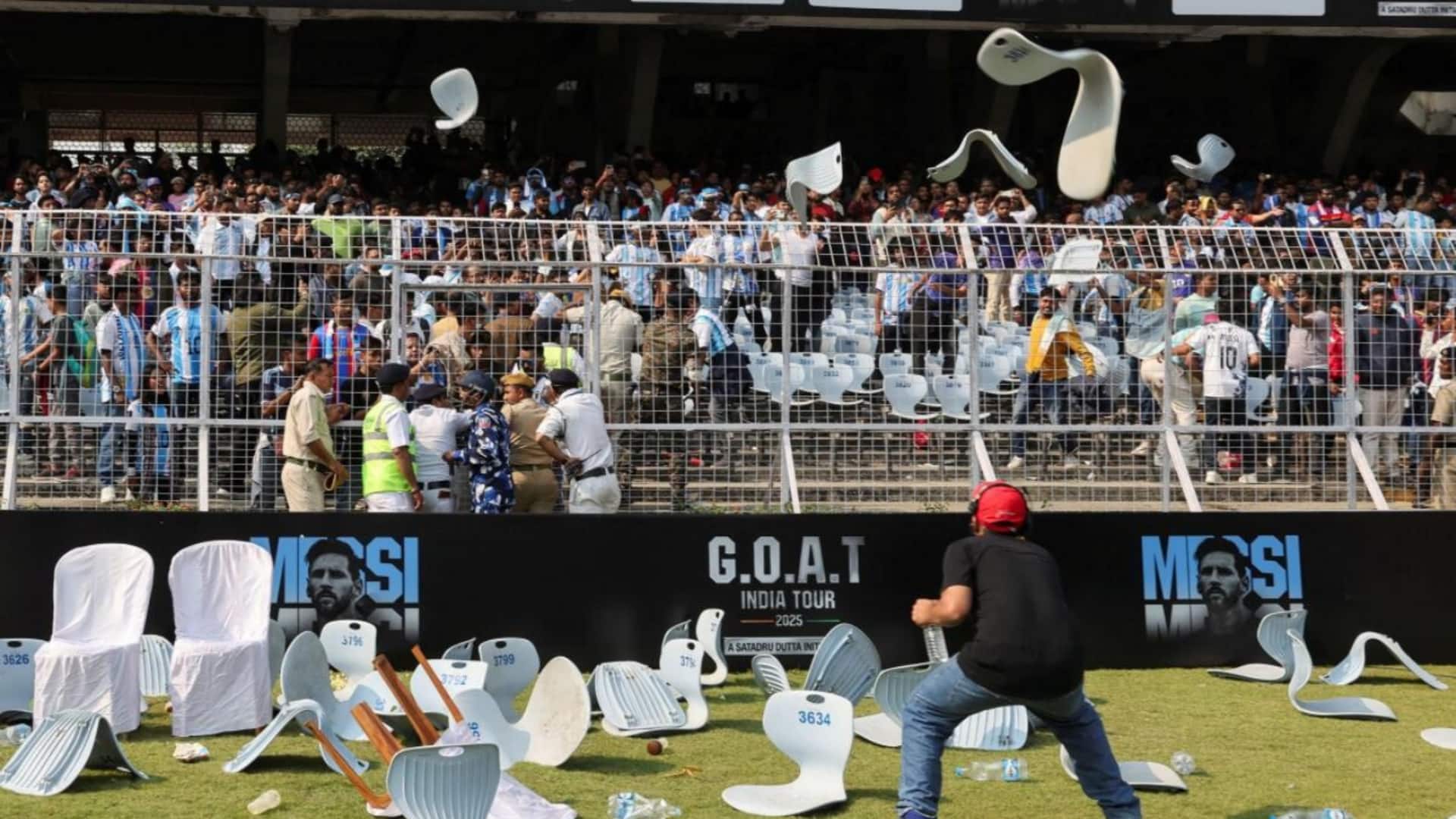 Messi Kolkata event chaos 'pre-planned'...? TMC alleges 'saffron' hand