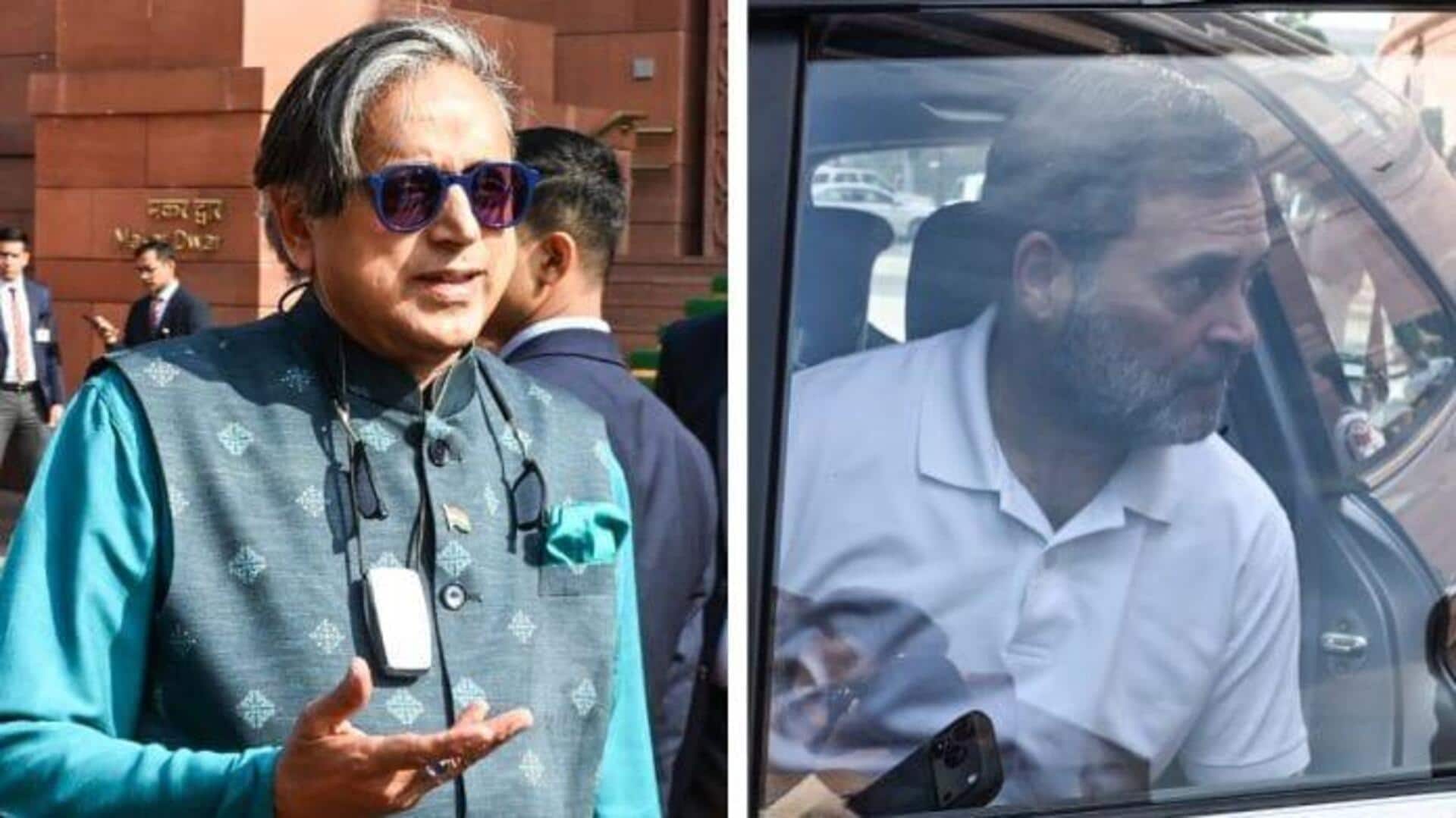 'Rahul...a leader with clear political stand': Tharoor rejects rift speculation 