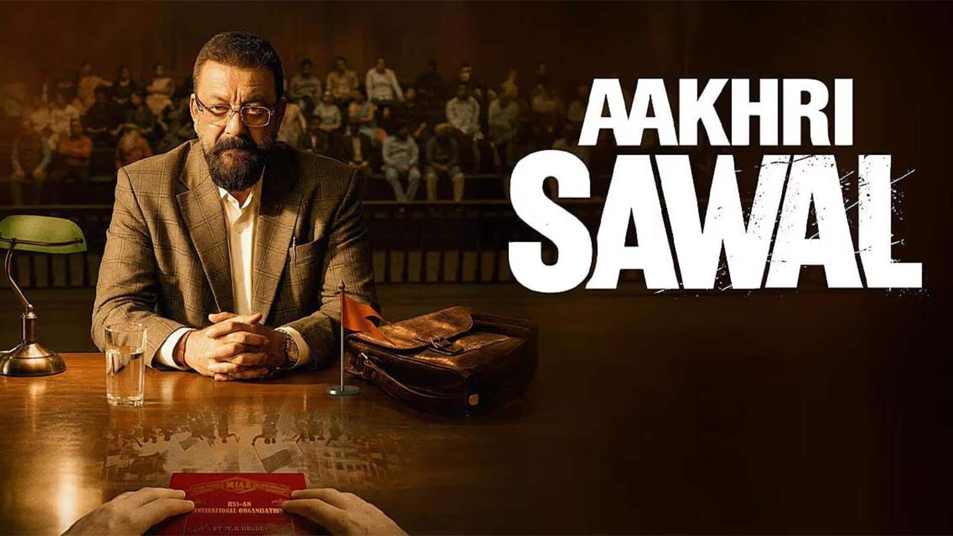 'Aakhri Sawal': Sanjay Dutt starrer's trailer to drop soon