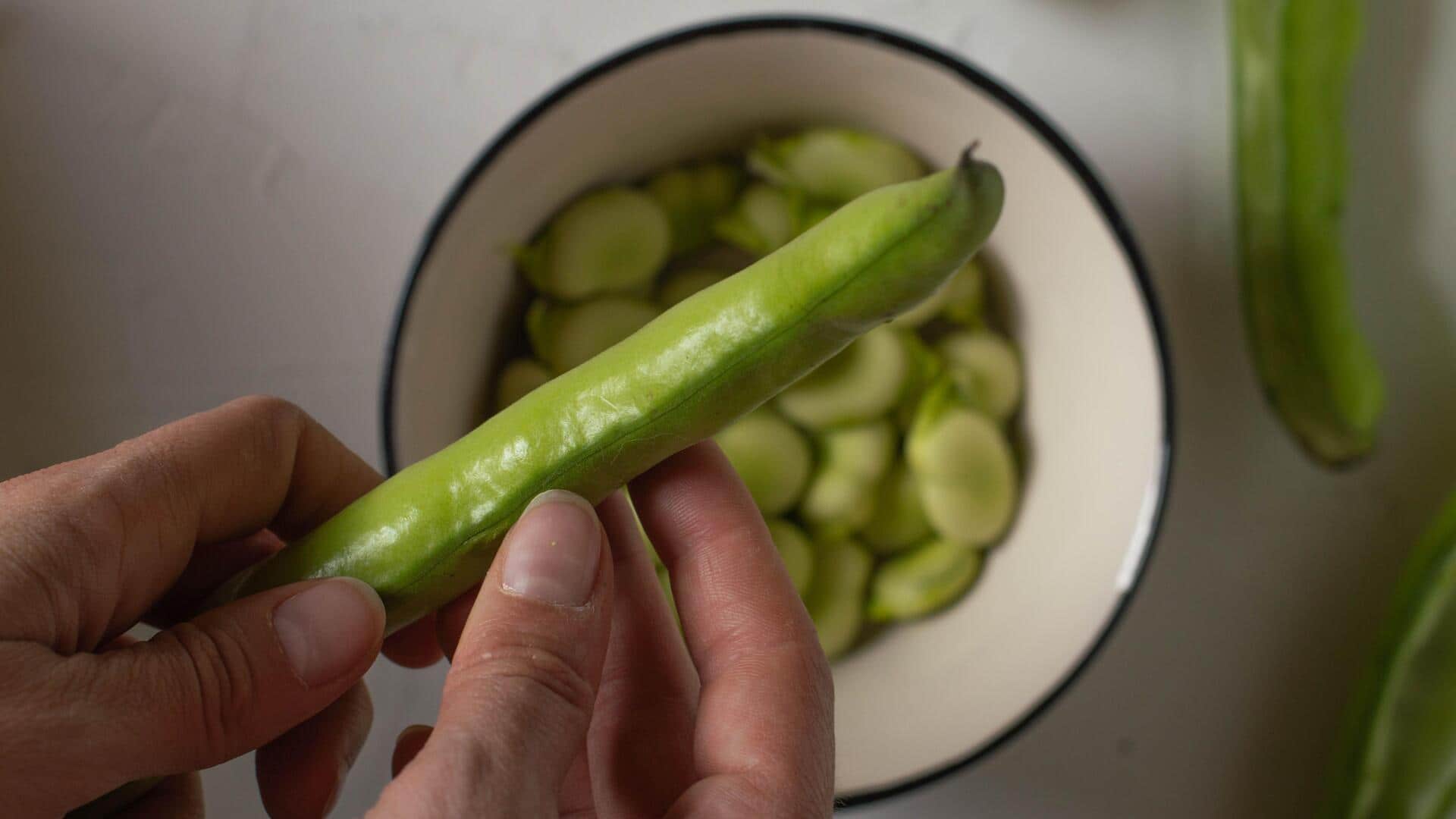 Heard of broad bean pods?