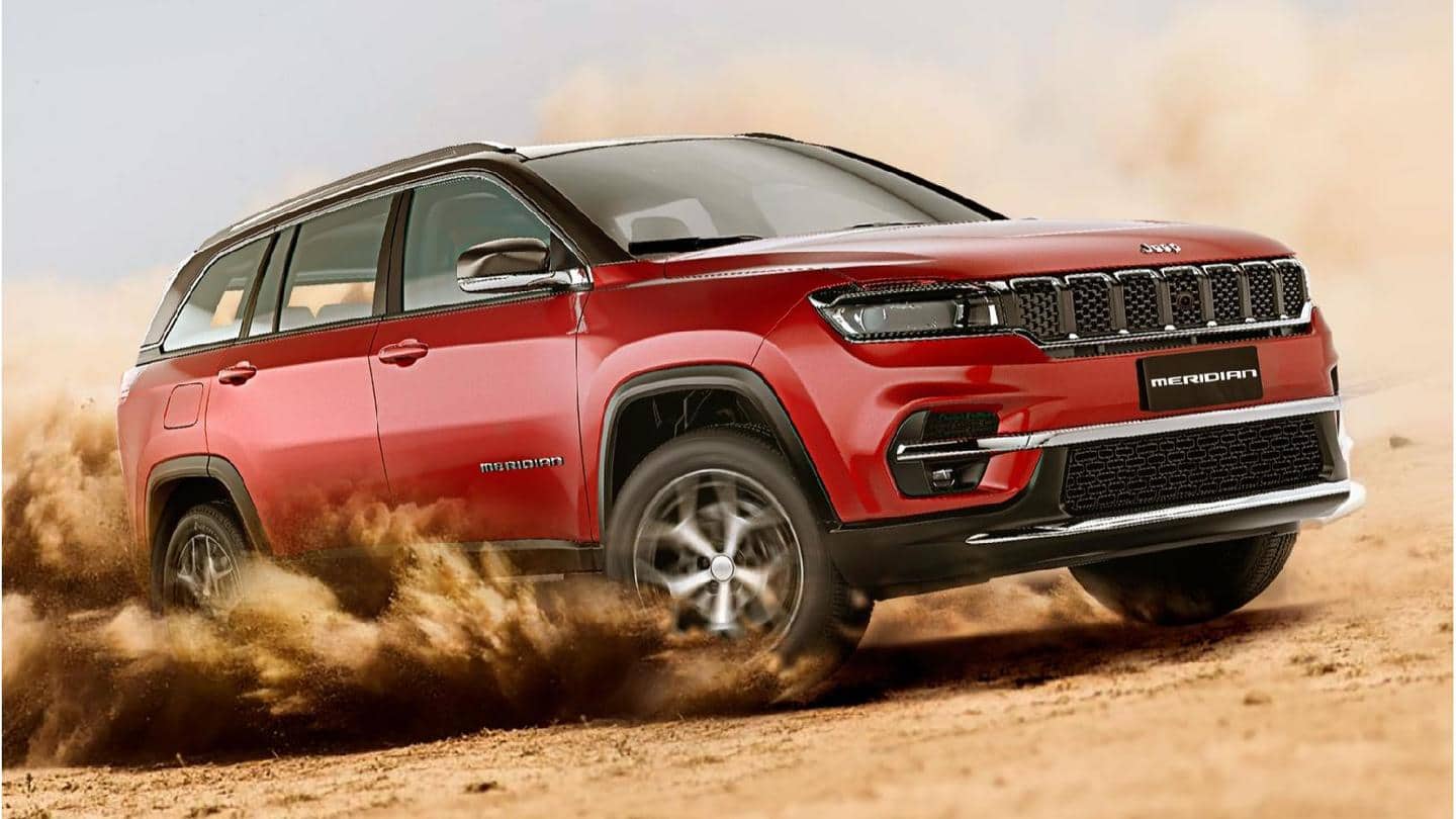 Jeep Meridian breaks cover in India: Check specifications and features