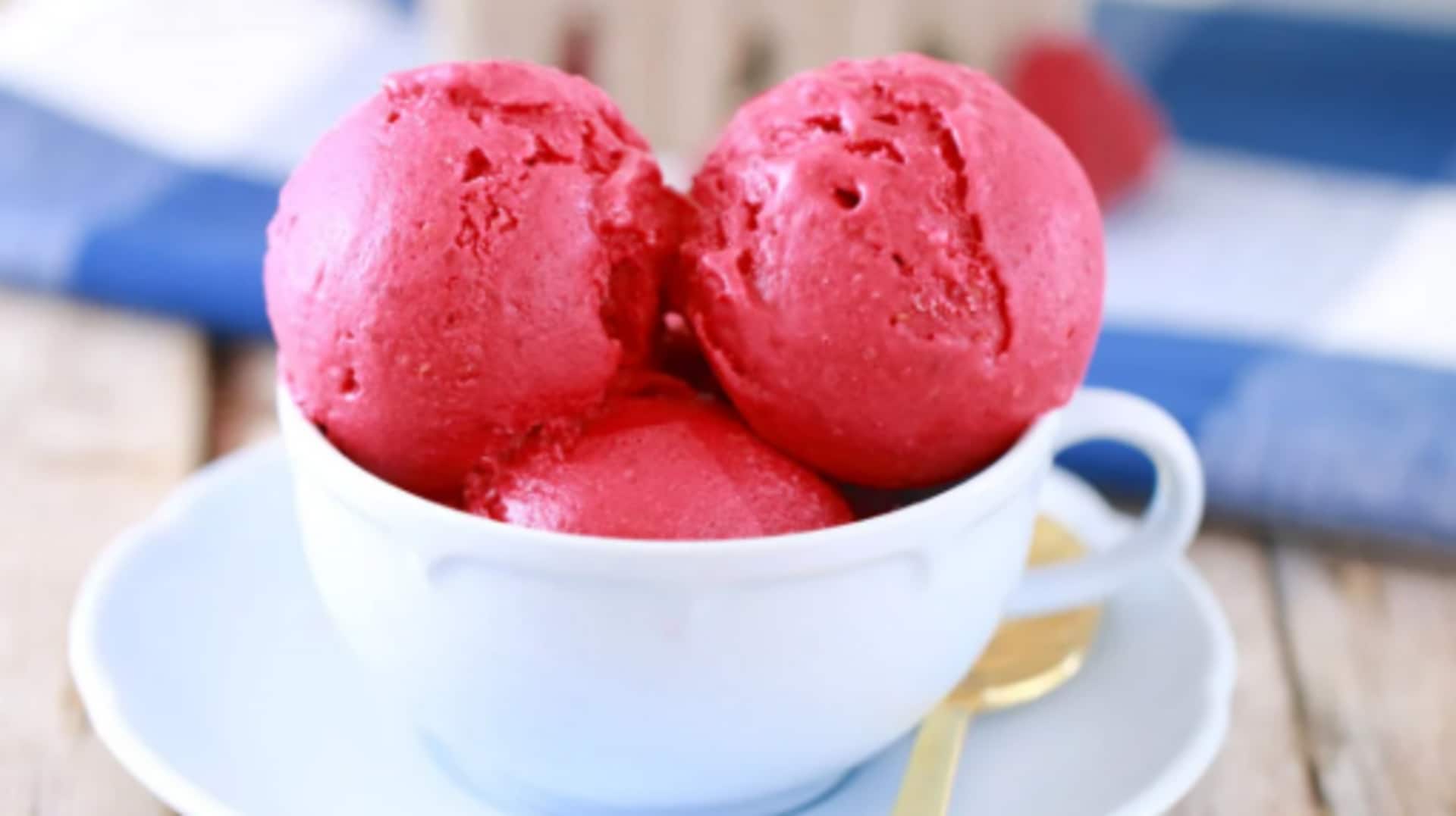 Make raspberry sorbet at home in 5 steps Make raspberry sorbet at home in 5 steps