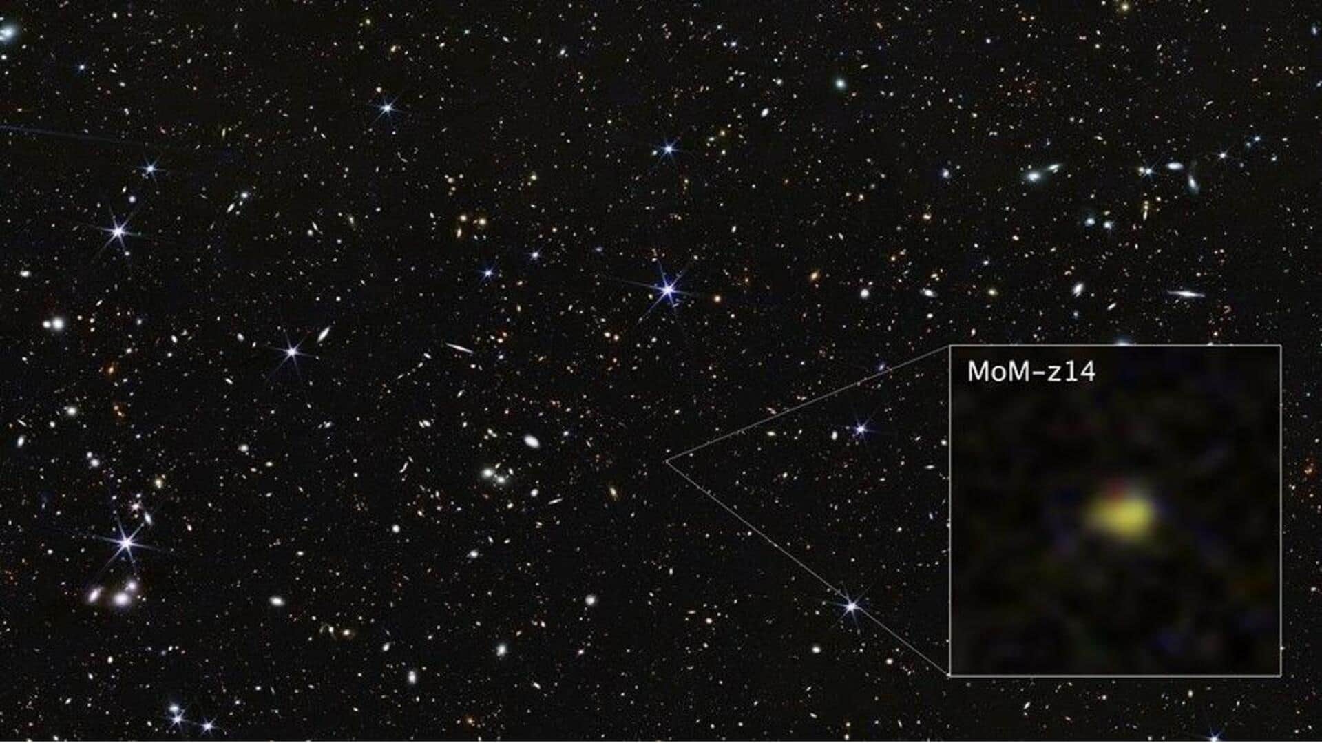 NASA's James Webb telescope discovers earliest galaxy ever seen