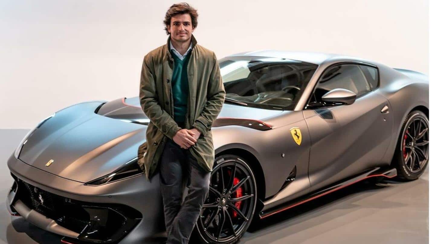 Everything to know about F1 driver Carlos Sainz's custom Ferrari