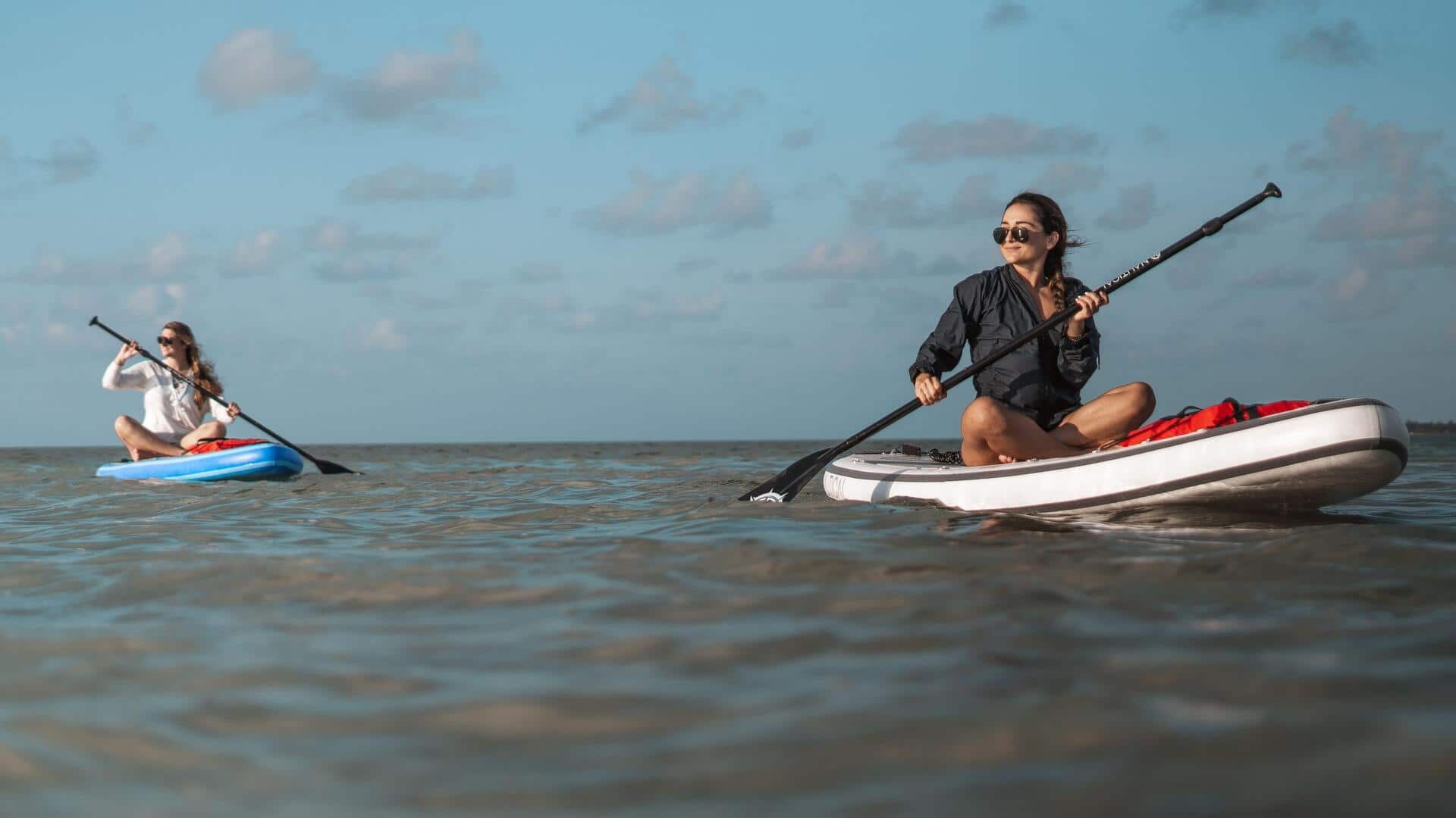 Which is better for balance, aqua yoga or paddleboarding?