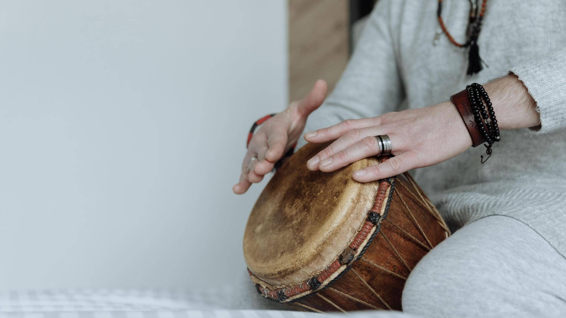 Want to relax and get creative? Try hand drumming