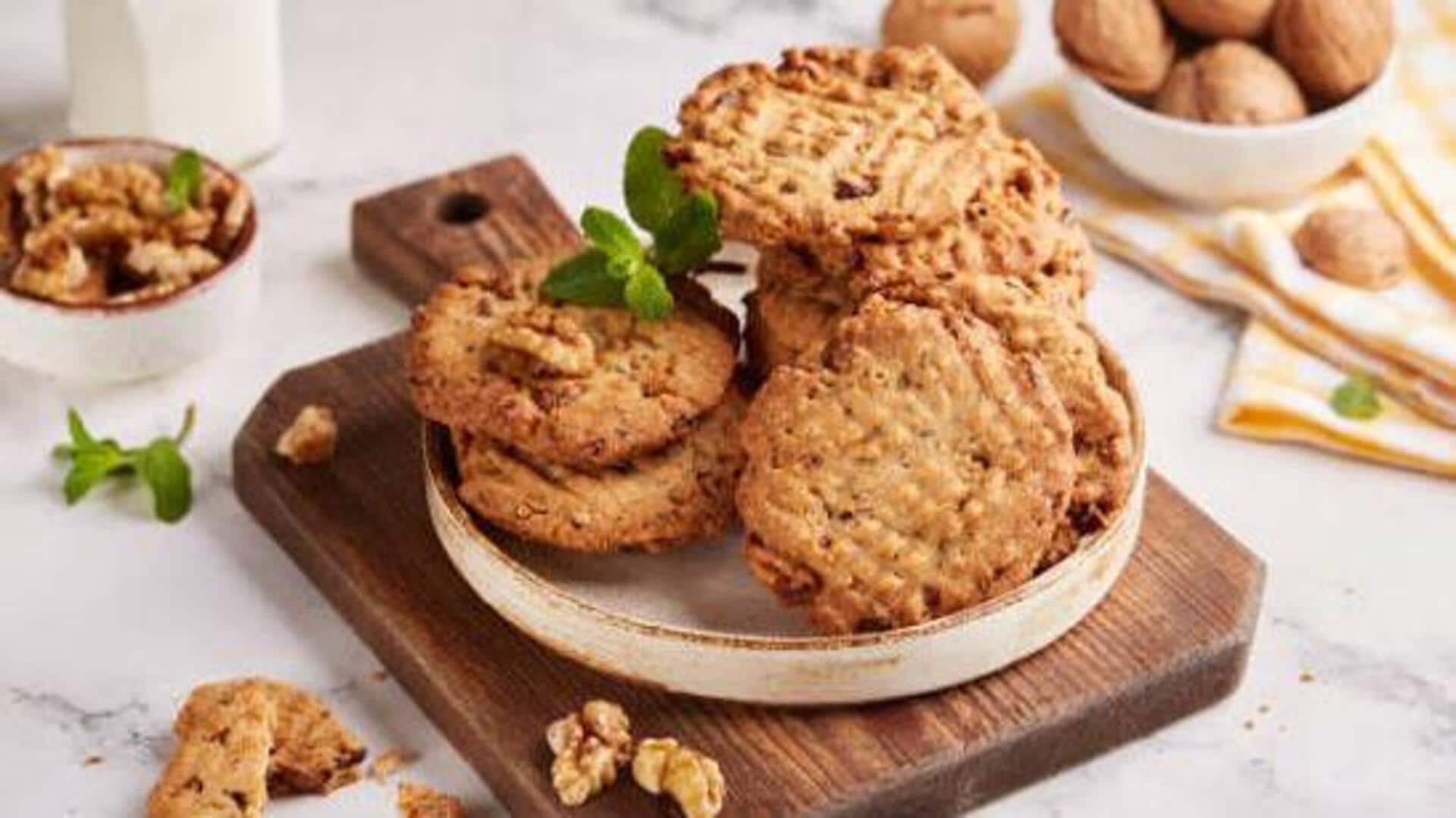 Quick and tasty: Raisin walnut cookies