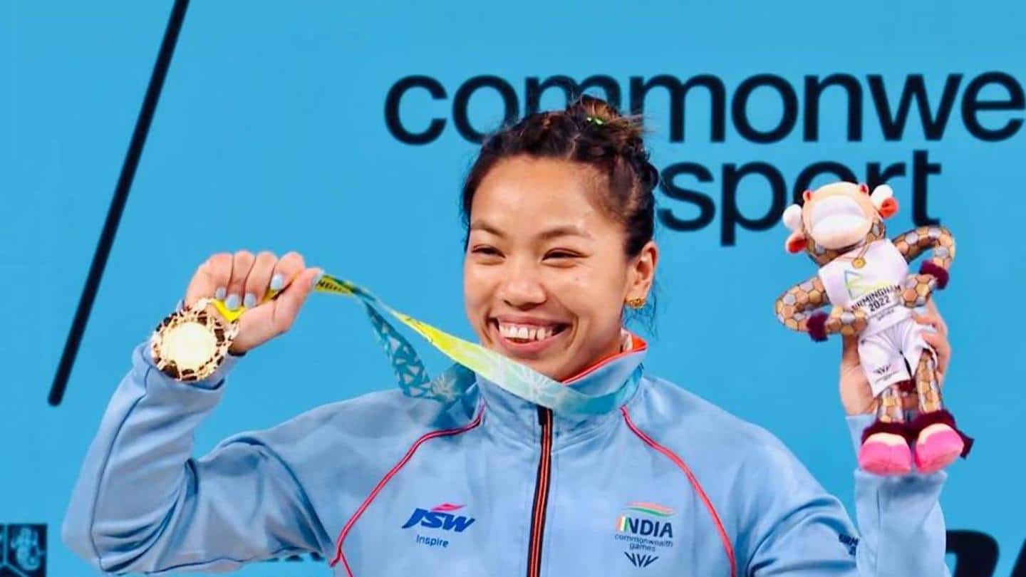 Commonwealth Games: Mirabai Chanu wins gold medal for India