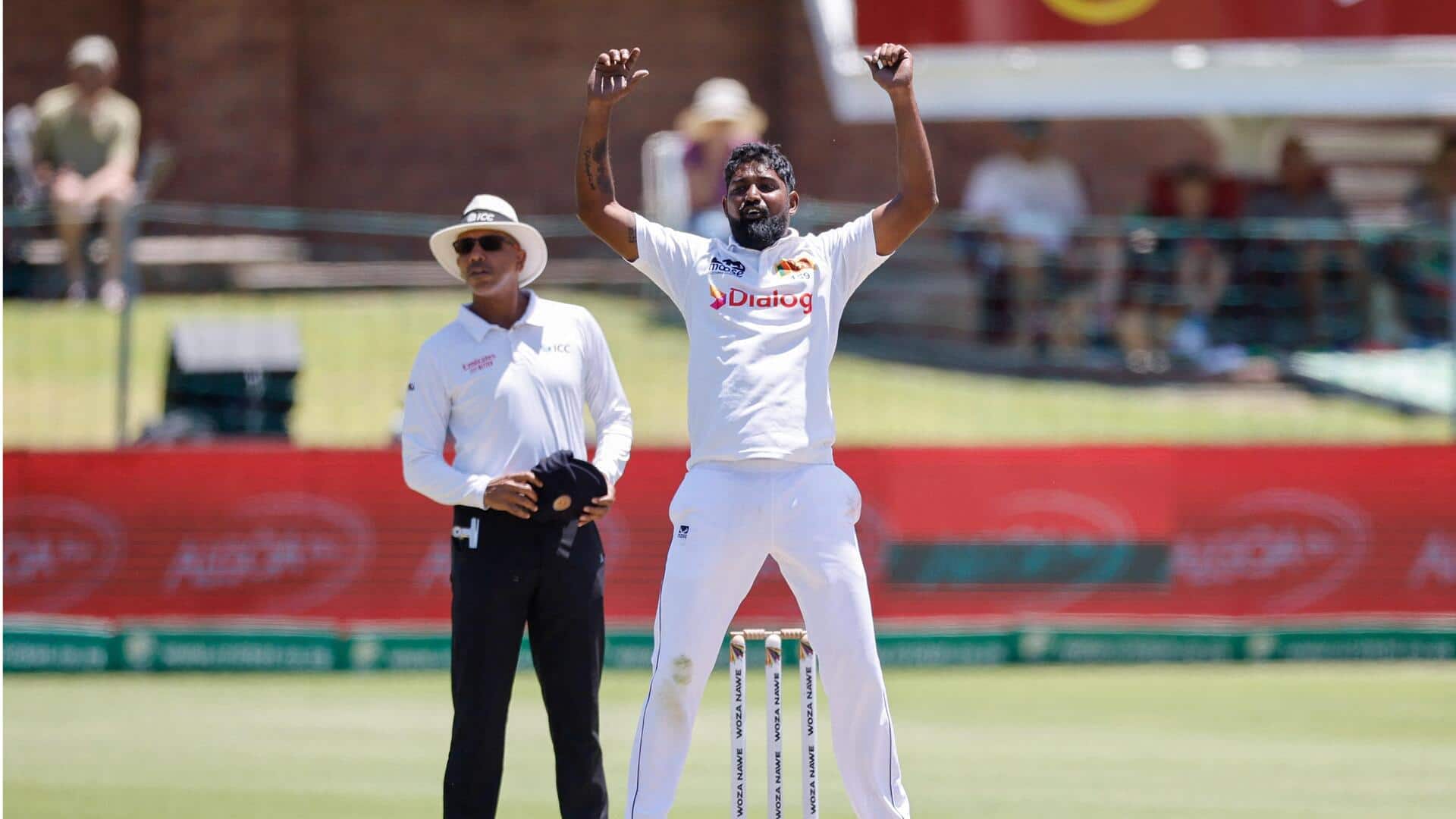 Prabath Jayasuriya completes 100 home Test wickets, joins elite list 