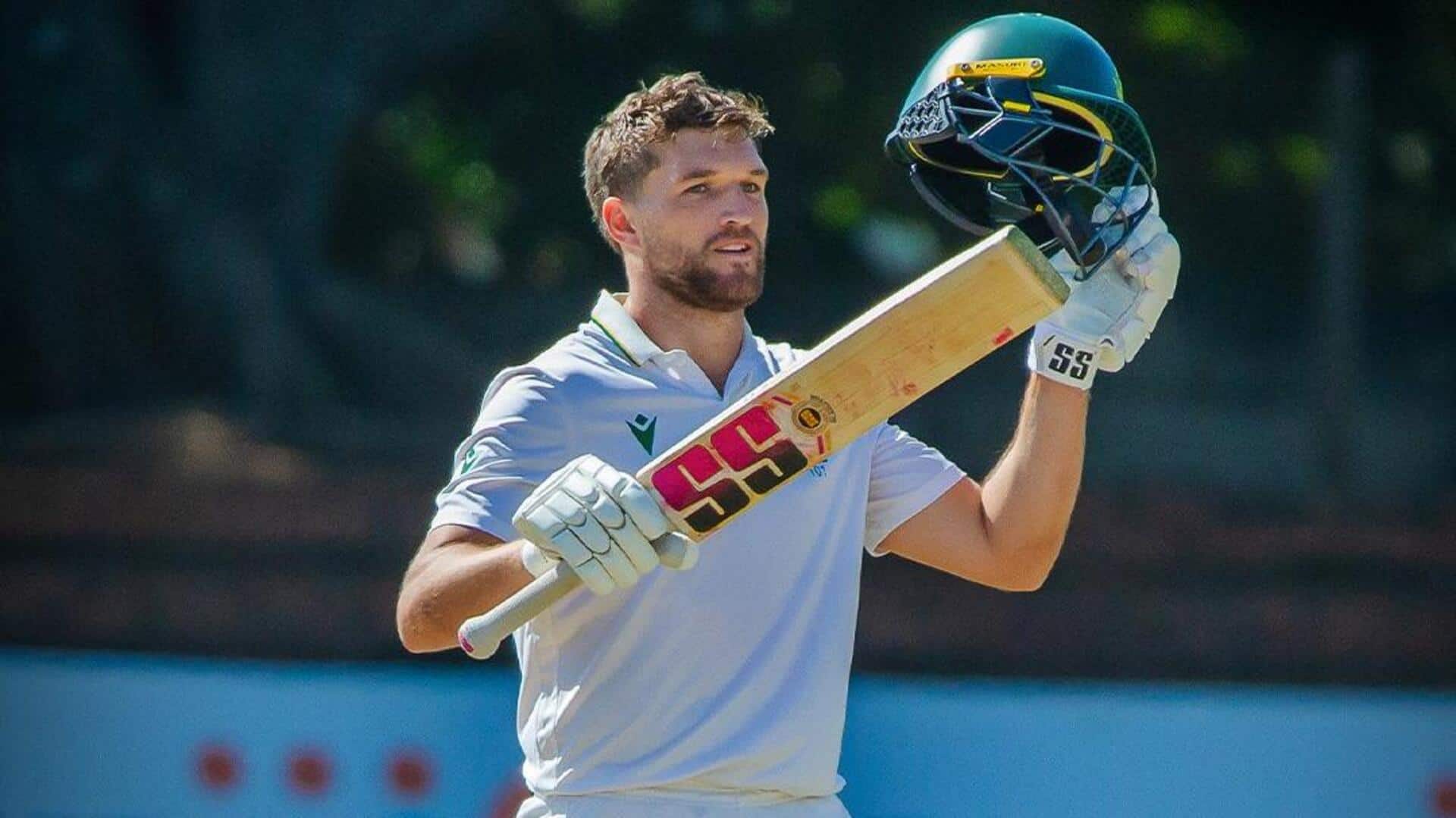 SA's Wiaan Mulder breaks records with double-century on captaincy debut SA's Wiaan Mulder breaks records with double-century on captaincy debut