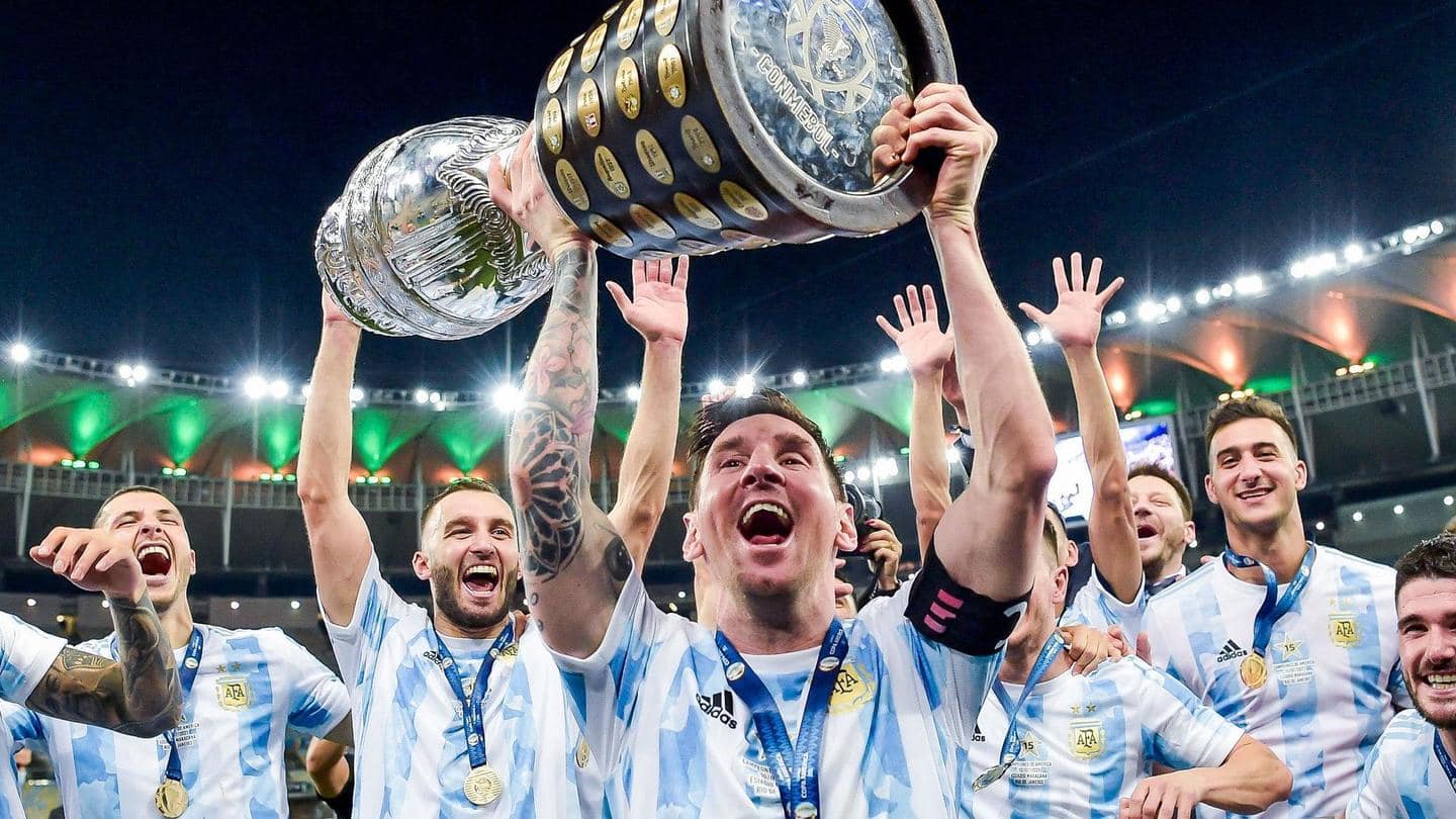 Messi claims first international trophy as Argentina win Copa America