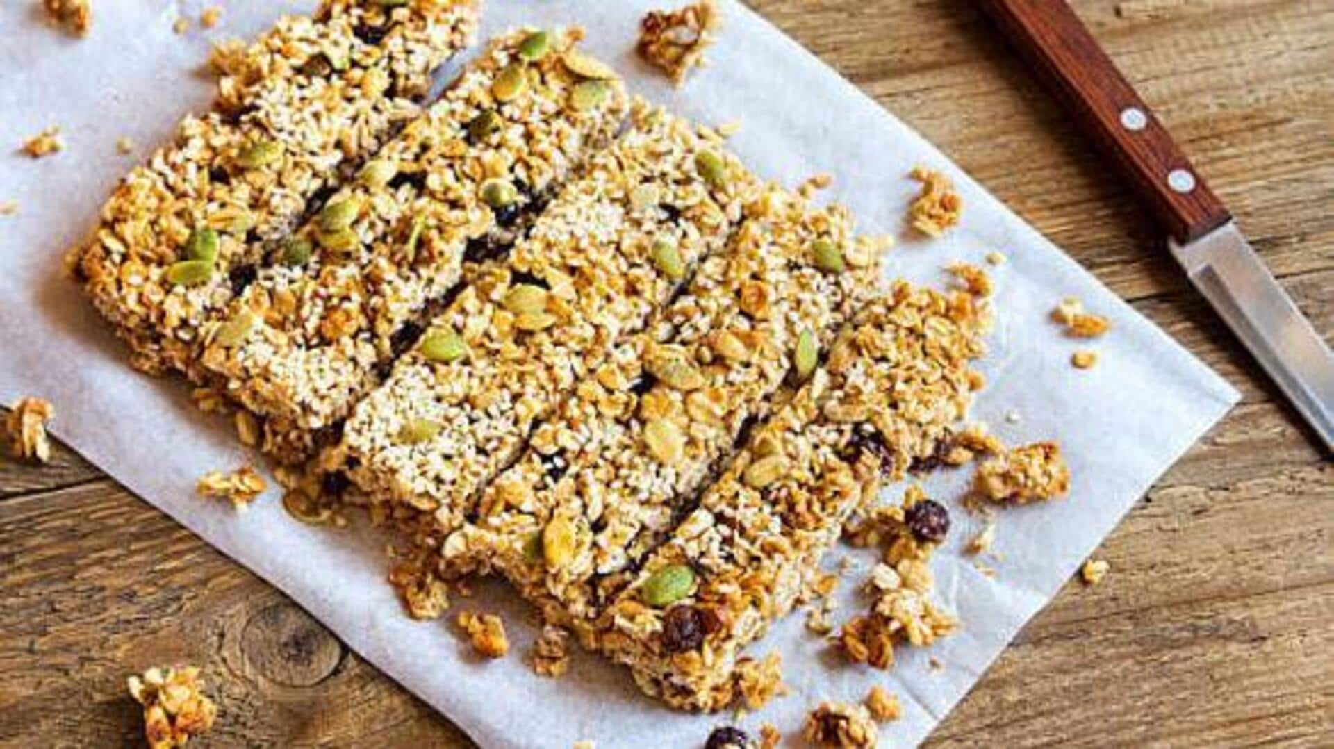 Swap processed snacks for hemp seed bars 
